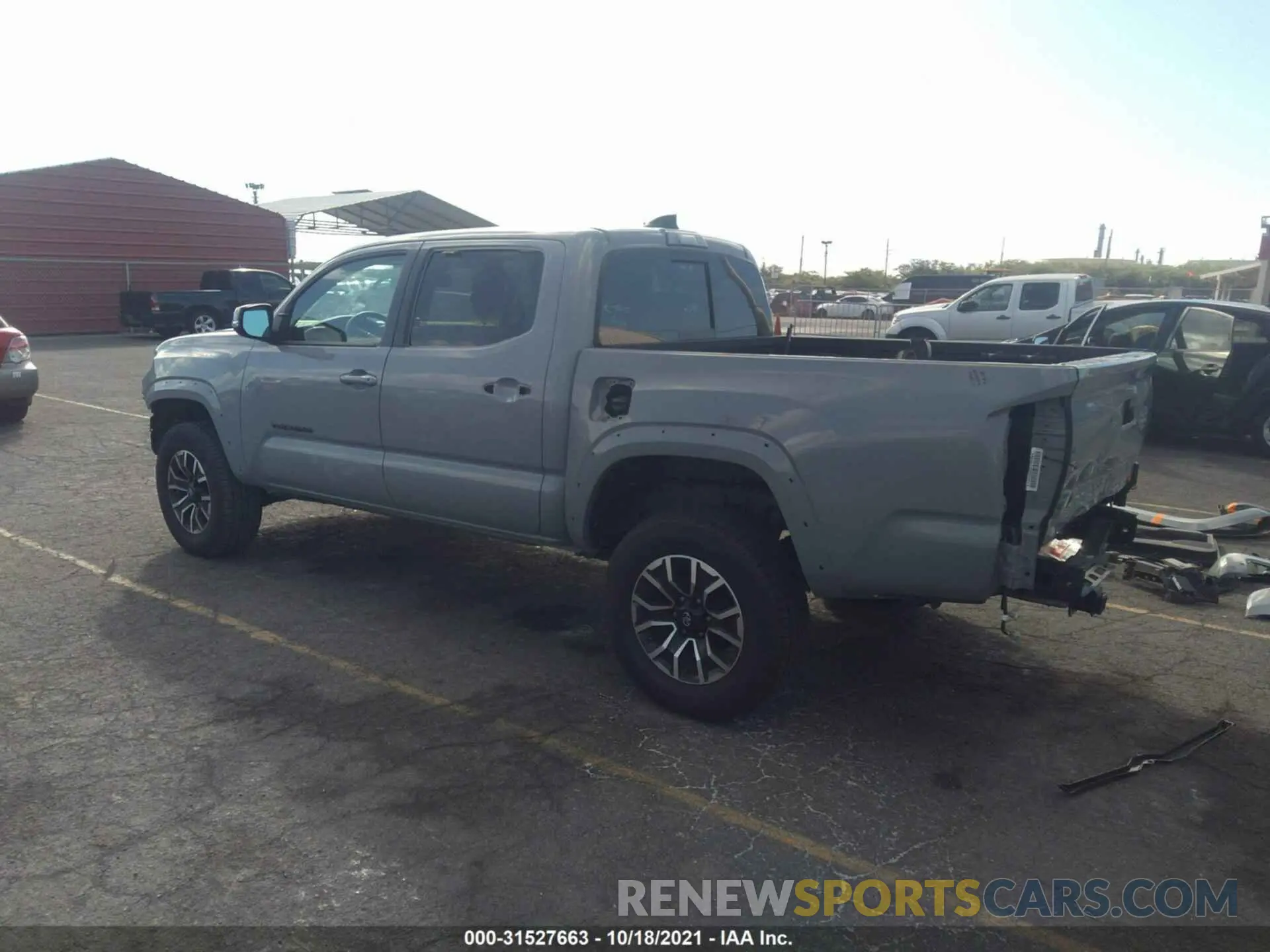 3 fotografías del automóvil dañado 3TMAZ5CN7LM137128 TOYOTA TACOMA 2WD 2020