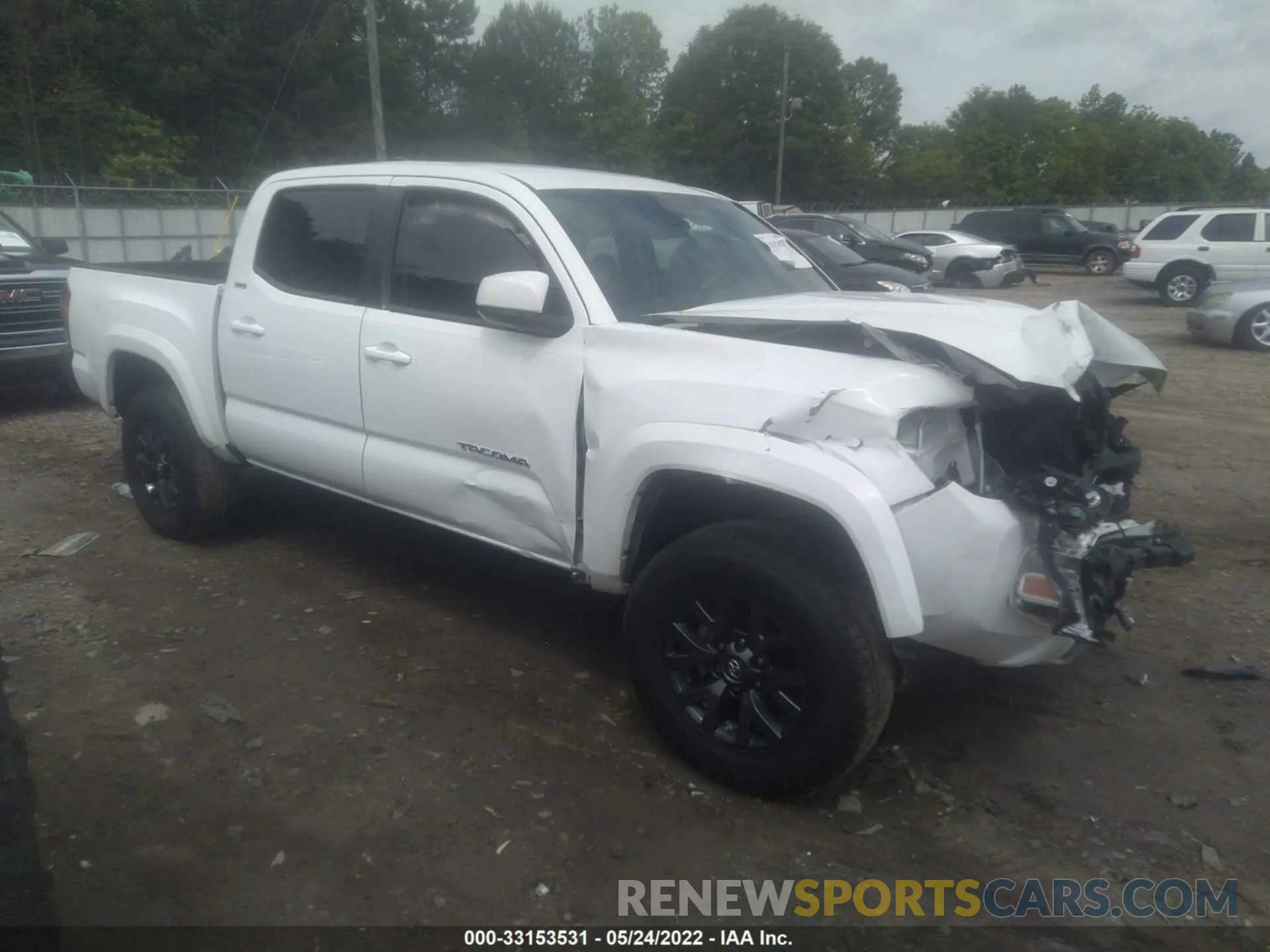 1 fotografías del automóvil dañado 3TMAZ5CN9LM126261 TOYOTA TACOMA 2WD 2020