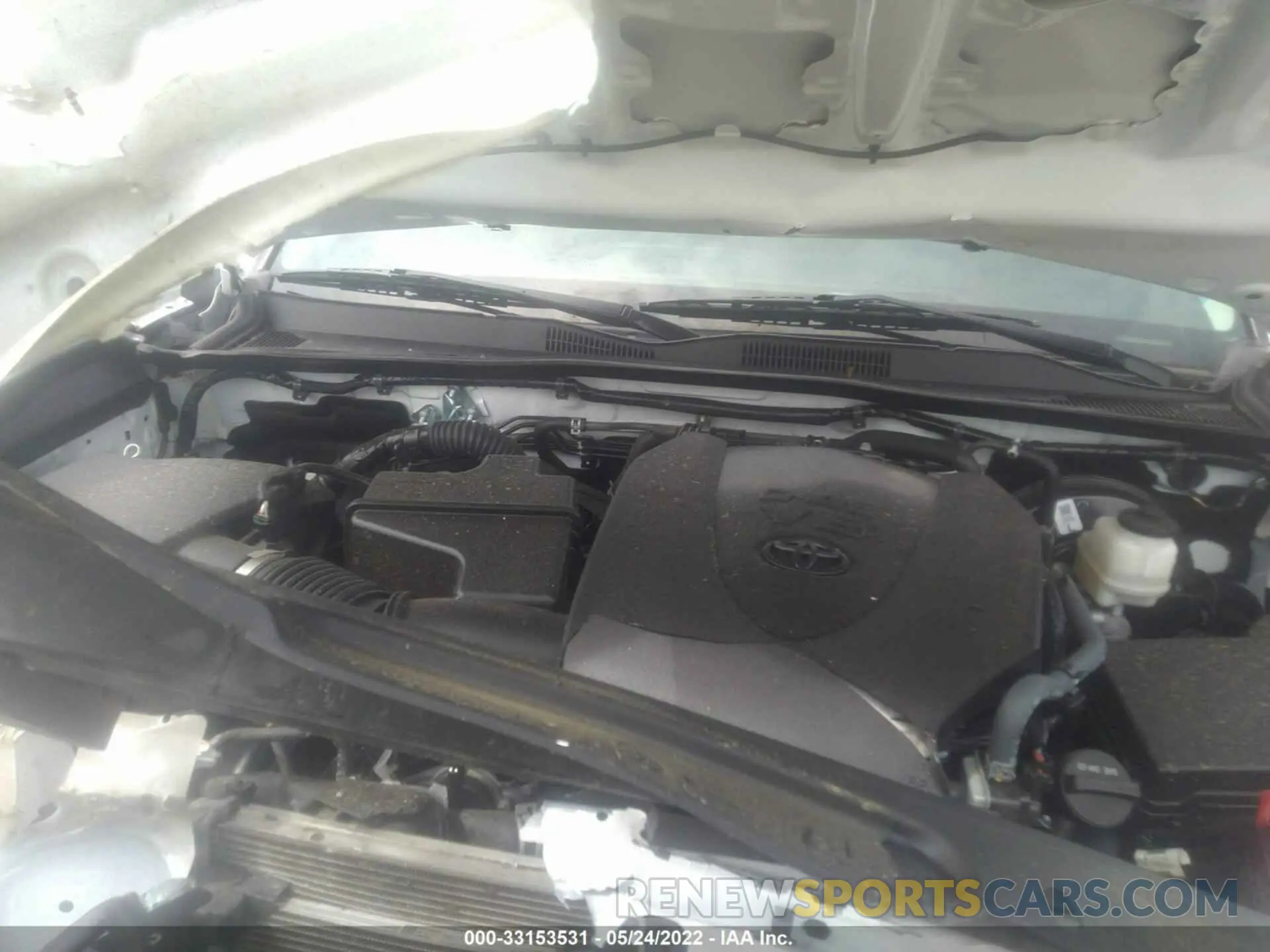 10 fotografías del automóvil dañado 3TMAZ5CN9LM126261 TOYOTA TACOMA 2WD 2020