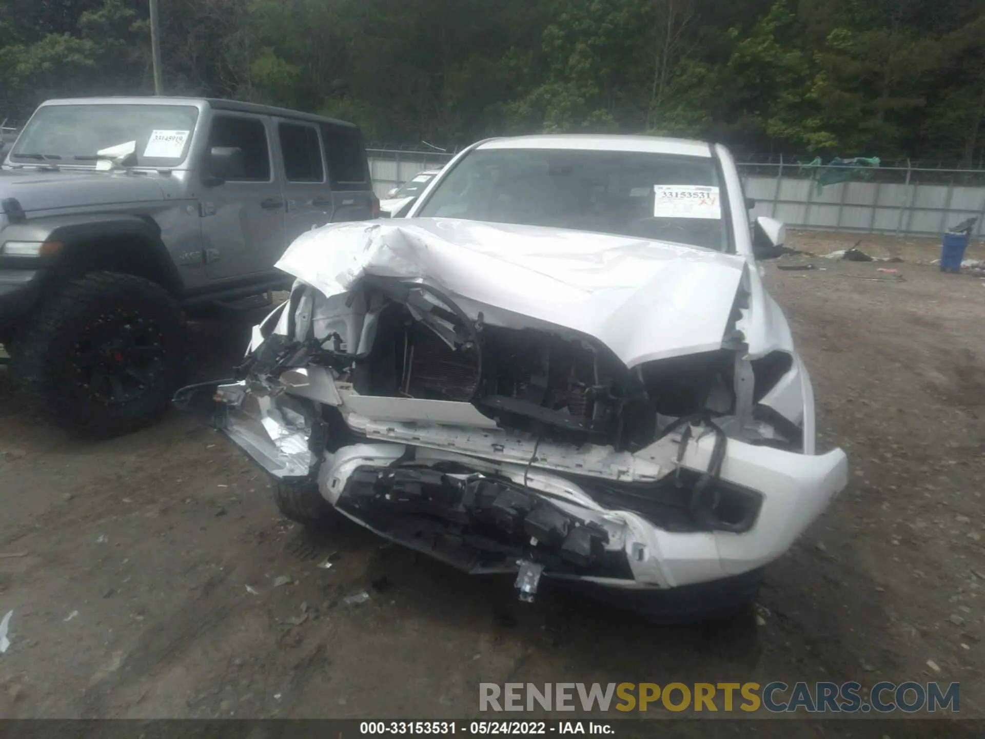 6 fotografías del automóvil dañado 3TMAZ5CN9LM126261 TOYOTA TACOMA 2WD 2020