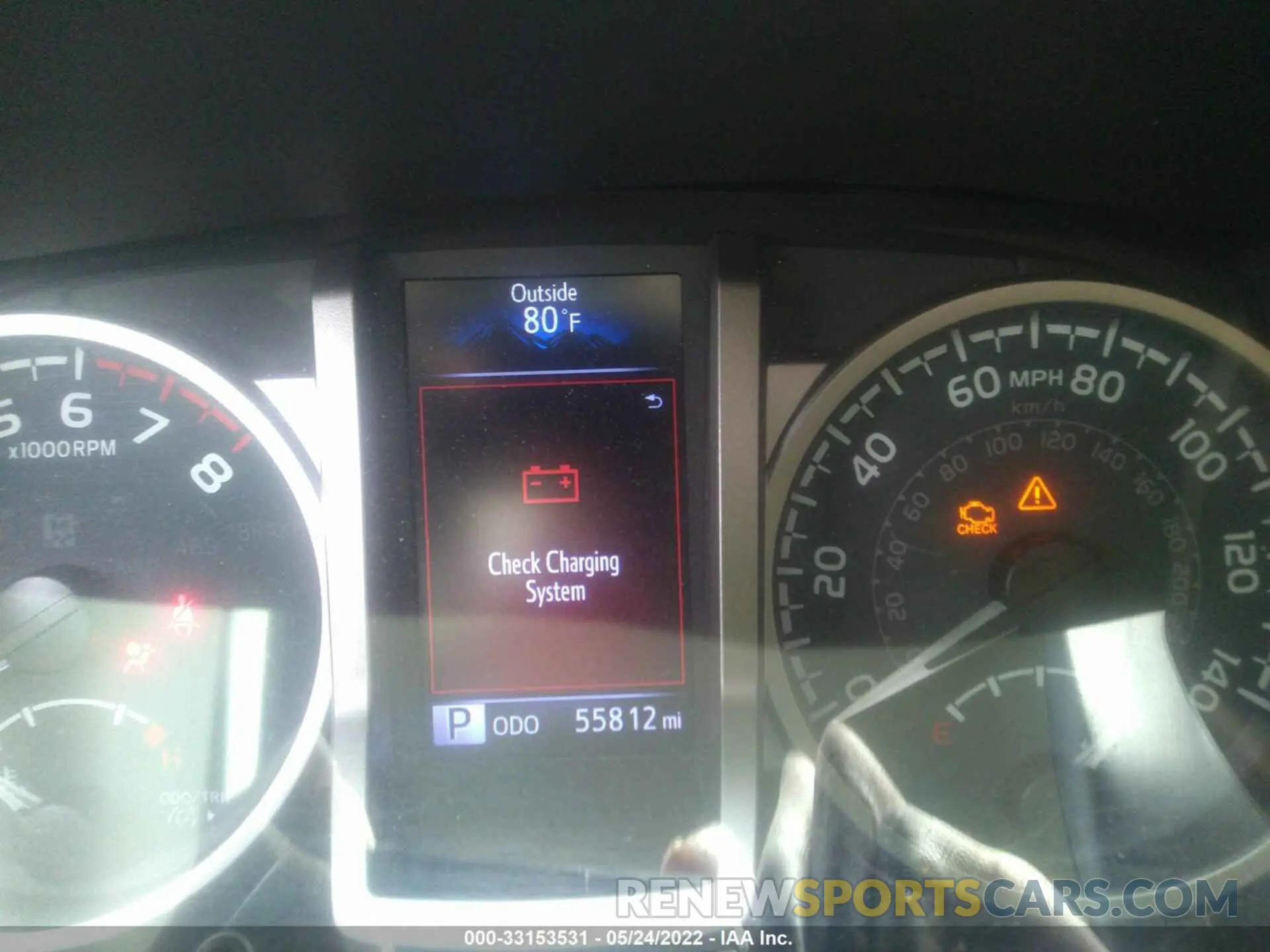 7 fotografías del automóvil dañado 3TMAZ5CN9LM126261 TOYOTA TACOMA 2WD 2020