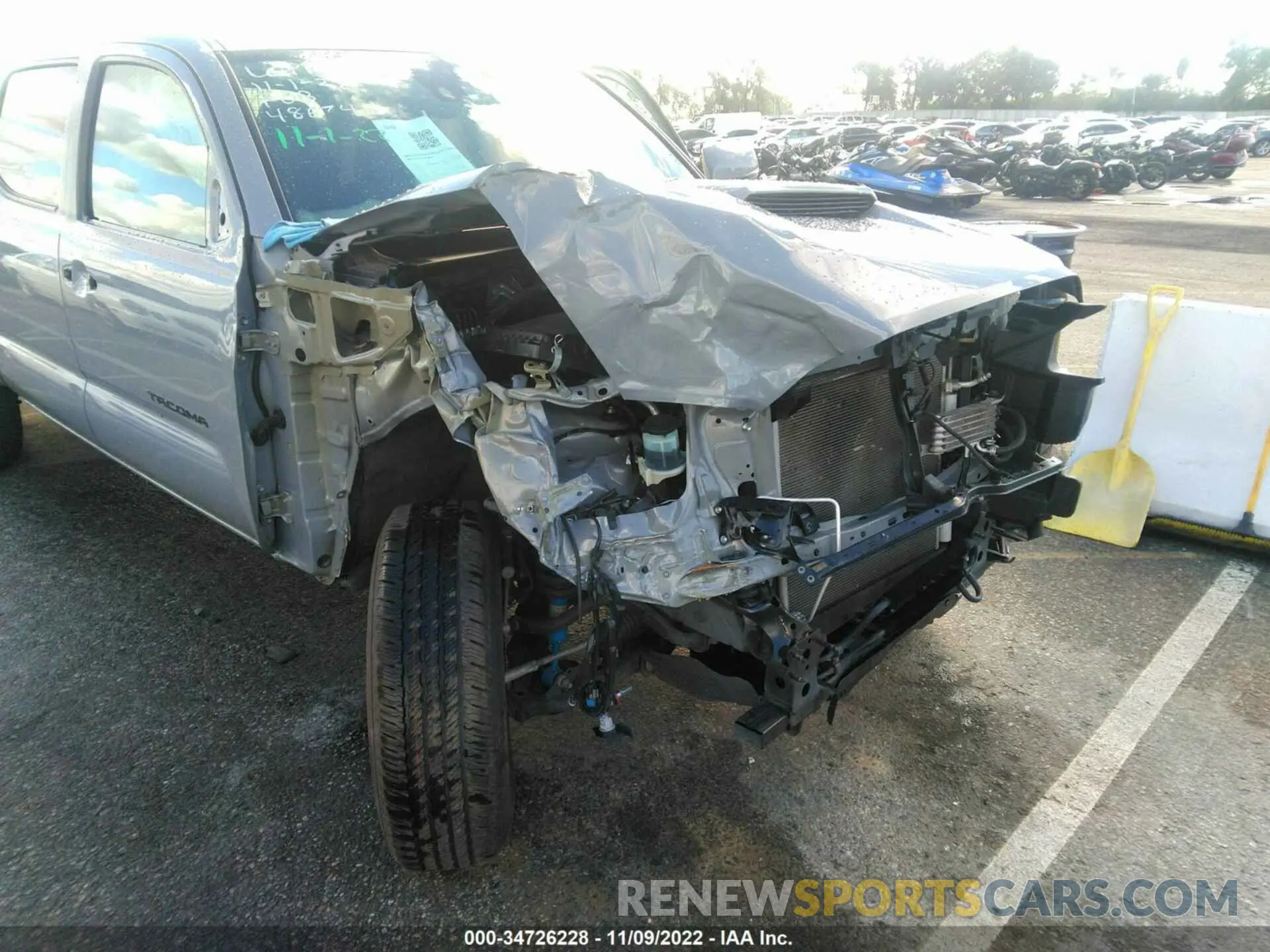 6 fotografías del automóvil dañado 3TMBZ5DN9LM025949 TOYOTA TACOMA 2WD 2020