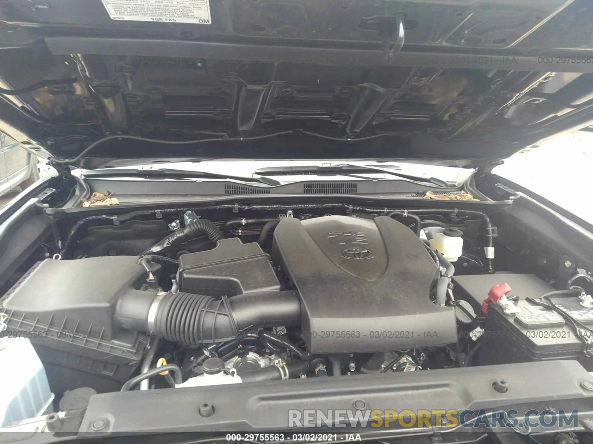 10 fotografías del automóvil dañado 3TYAZ5CN0LT001430 TOYOTA TACOMA 2WD 2020