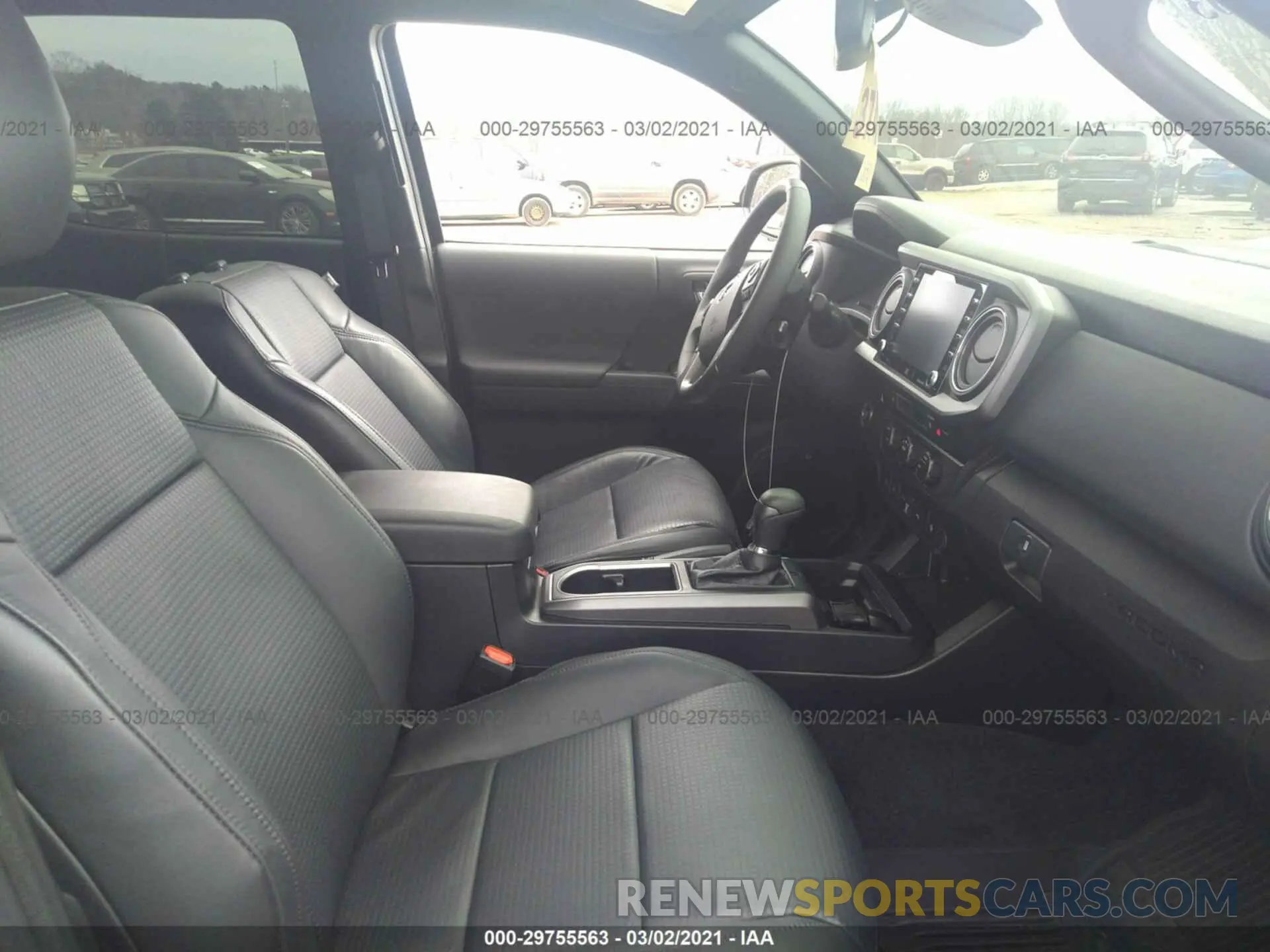 5 fotografías del automóvil dañado 3TYAZ5CN0LT001430 TOYOTA TACOMA 2WD 2020