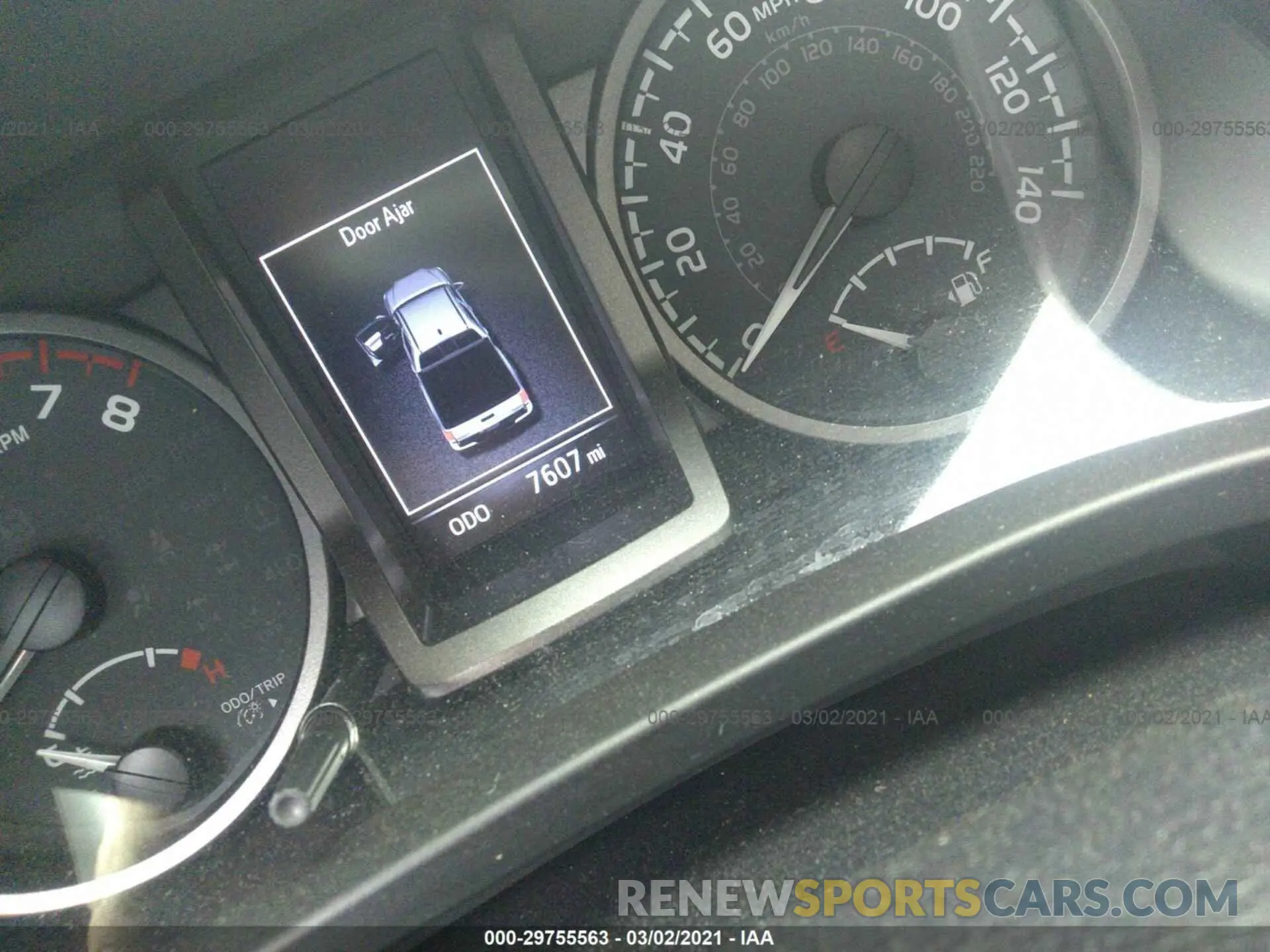 7 fotografías del automóvil dañado 3TYAZ5CN0LT001430 TOYOTA TACOMA 2WD 2020