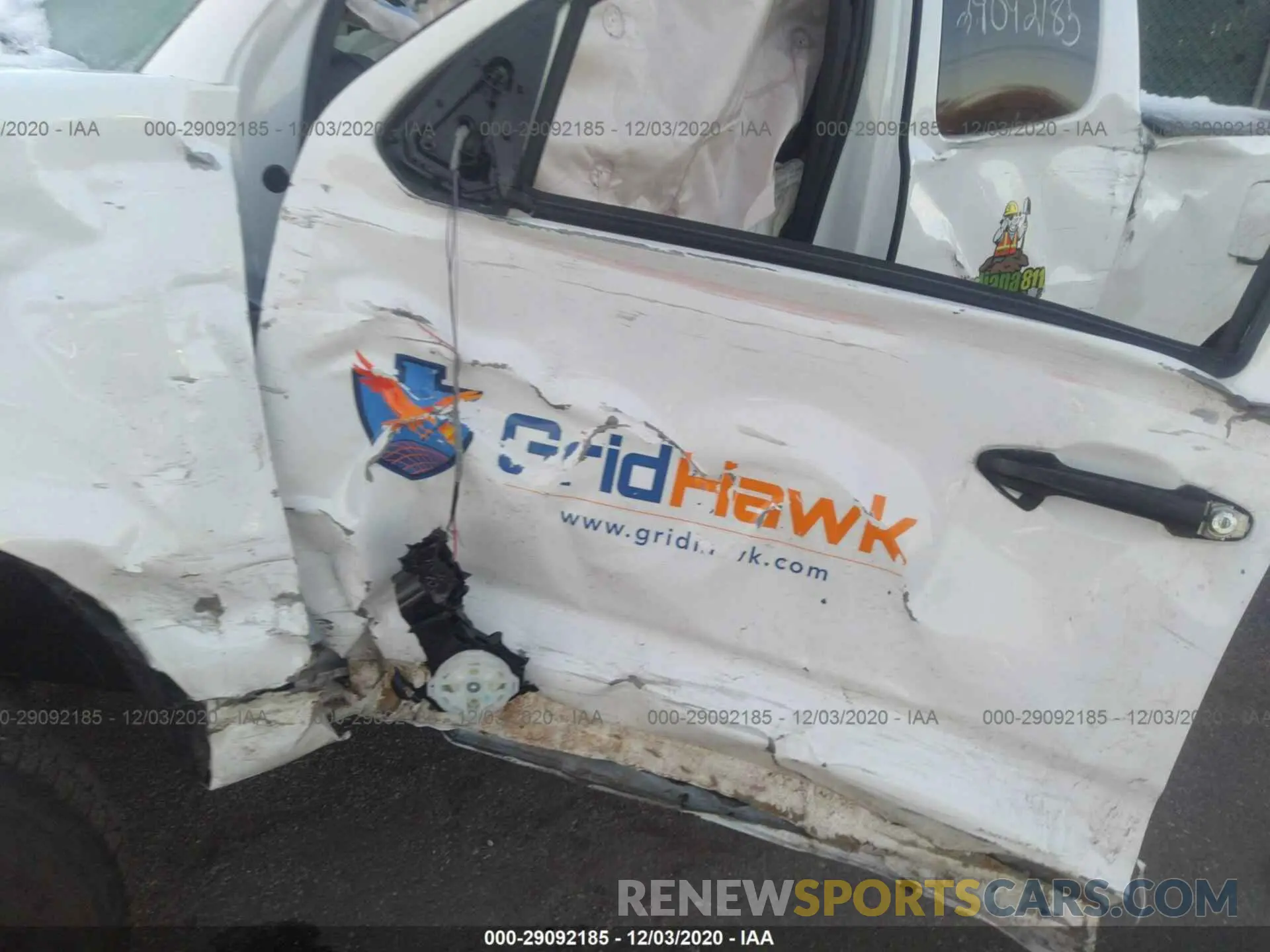 6 fotografías del automóvil dañado 3TYRX5GN6LT001483 TOYOTA TACOMA 2WD 2020