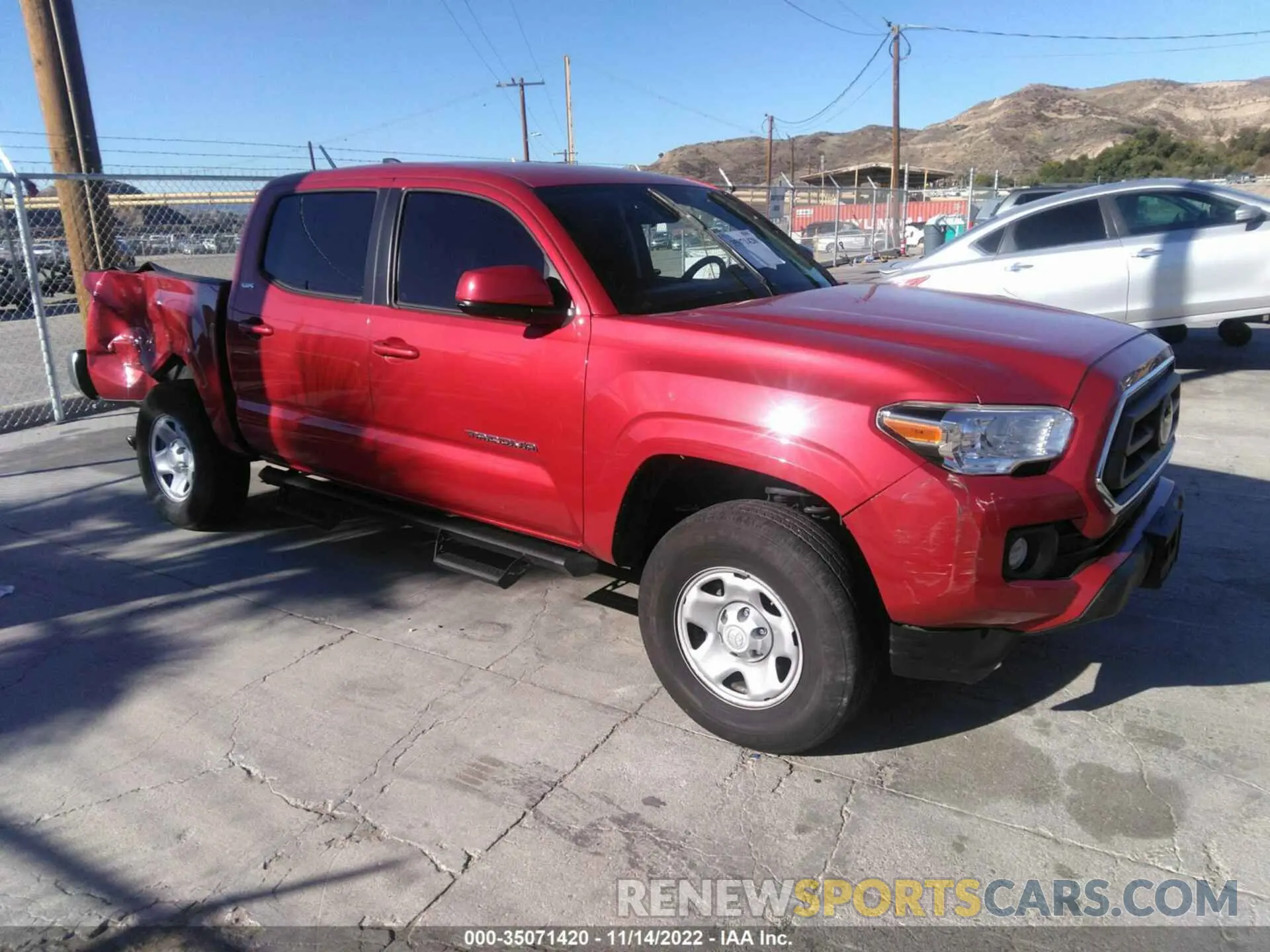 1 fotografías del automóvil dañado 5TFAX5GN0LX187914 TOYOTA TACOMA 2WD 2020