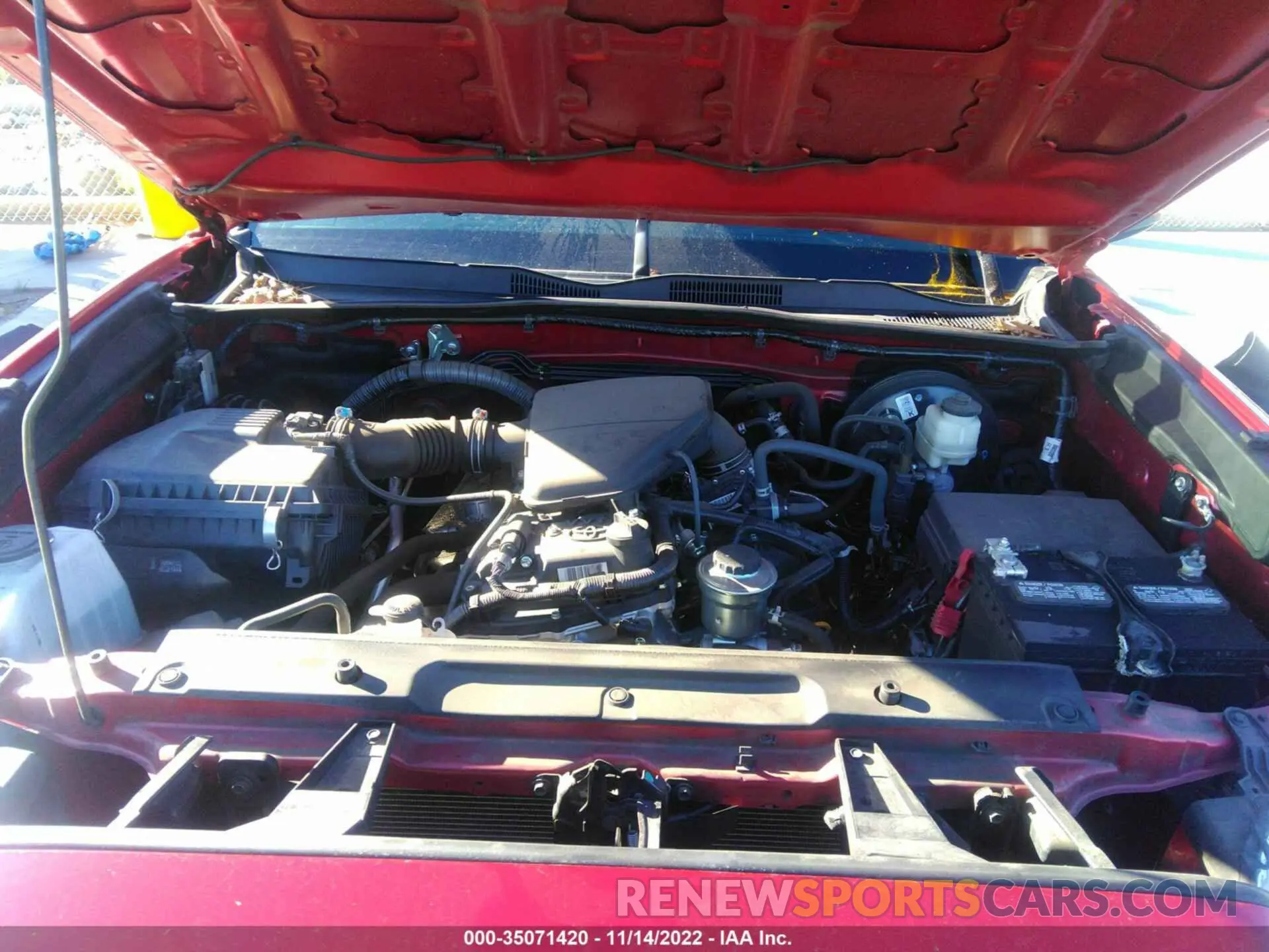 10 fotografías del automóvil dañado 5TFAX5GN0LX187914 TOYOTA TACOMA 2WD 2020