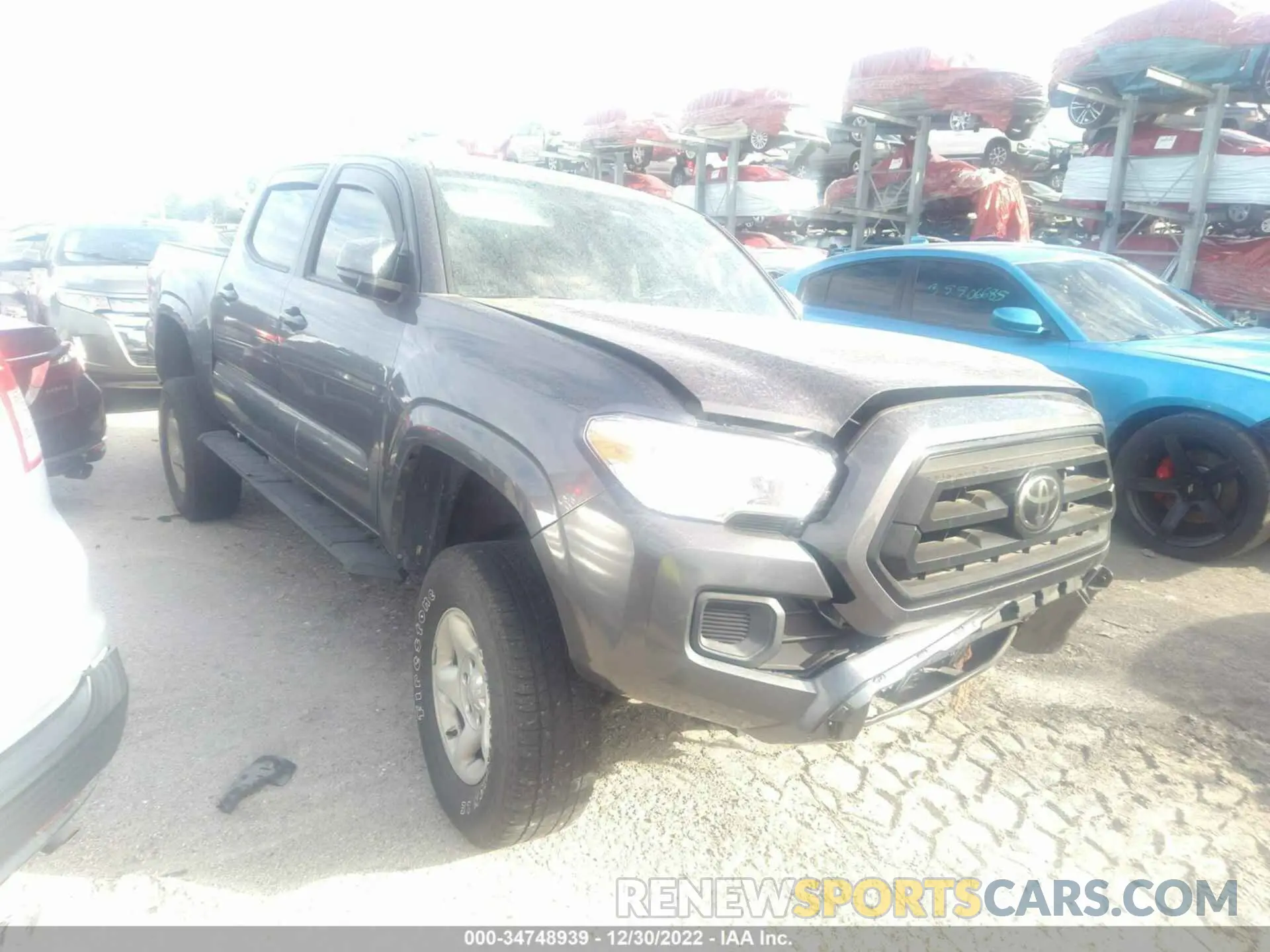 1 fotografías del automóvil dañado 5TFAX5GN7LX170415 TOYOTA TACOMA 2WD 2020