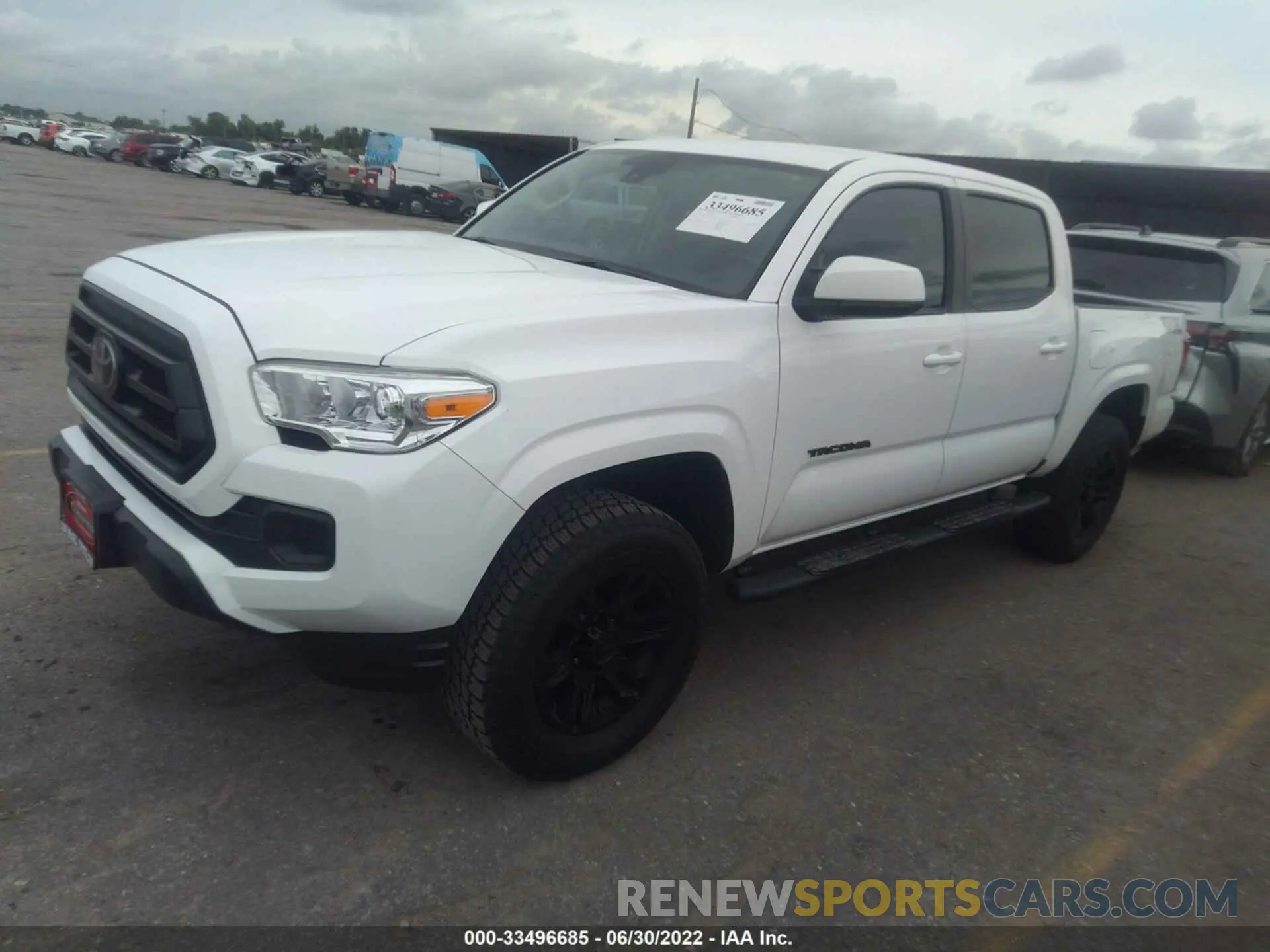 2 fotografías del automóvil dañado 5TFAX5GN9LX187605 TOYOTA TACOMA 2WD 2020