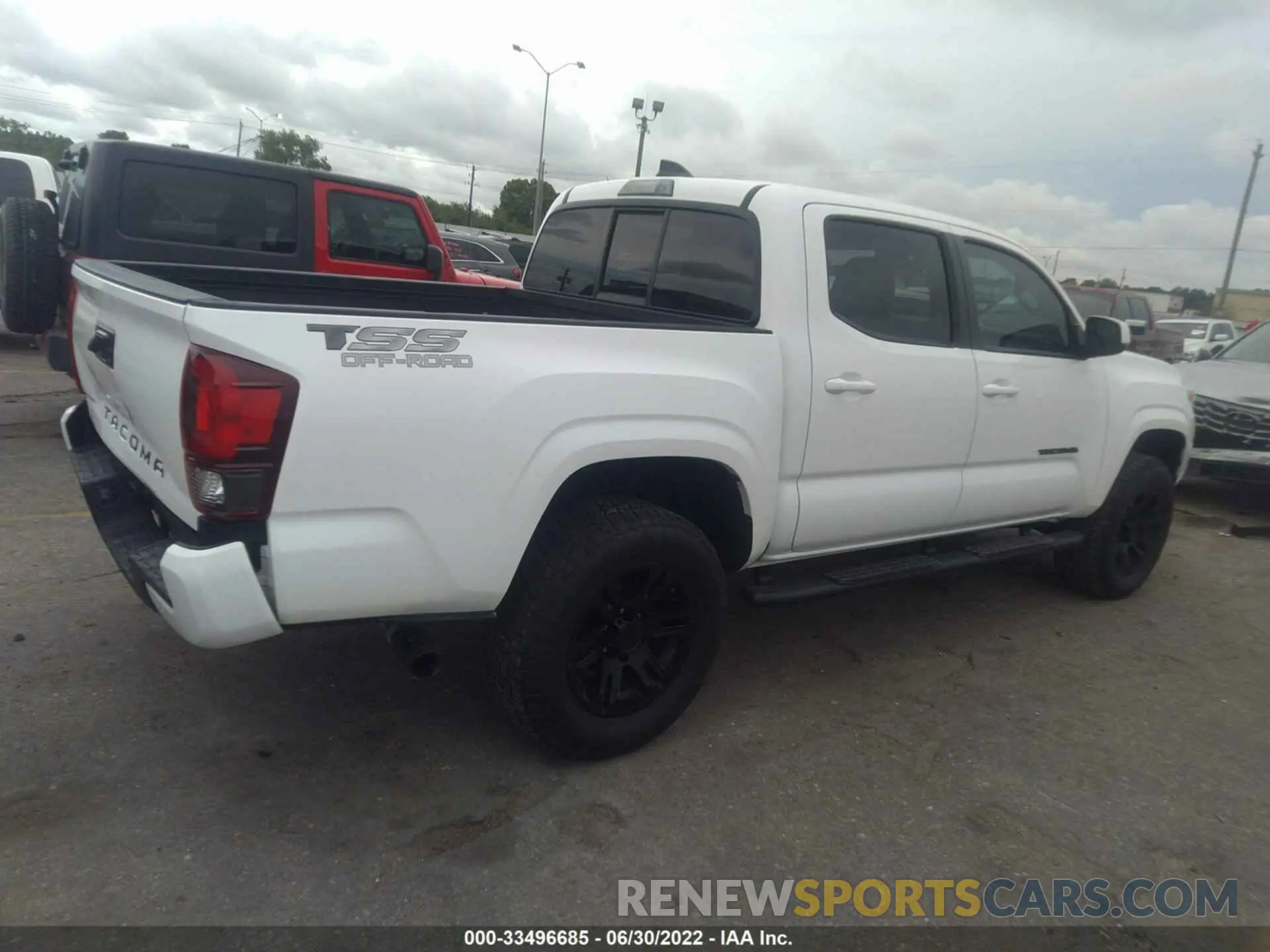 4 fotografías del automóvil dañado 5TFAX5GN9LX187605 TOYOTA TACOMA 2WD 2020