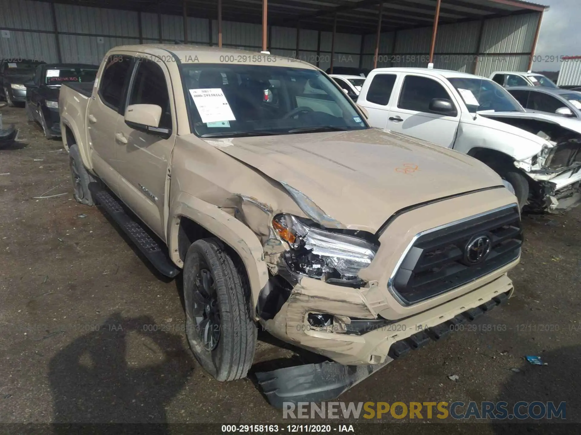 1 fotografías del automóvil dañado 5TFAZ5CN1LX093685 TOYOTA TACOMA 2WD 2020