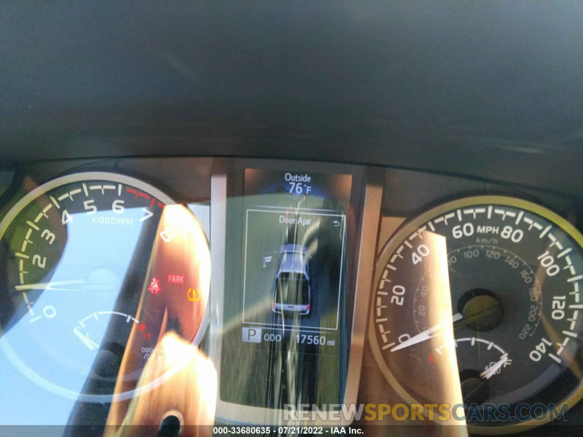 7 fotografías del automóvil dañado 5TFAZ5CN4LX094605 TOYOTA TACOMA 2WD 2020