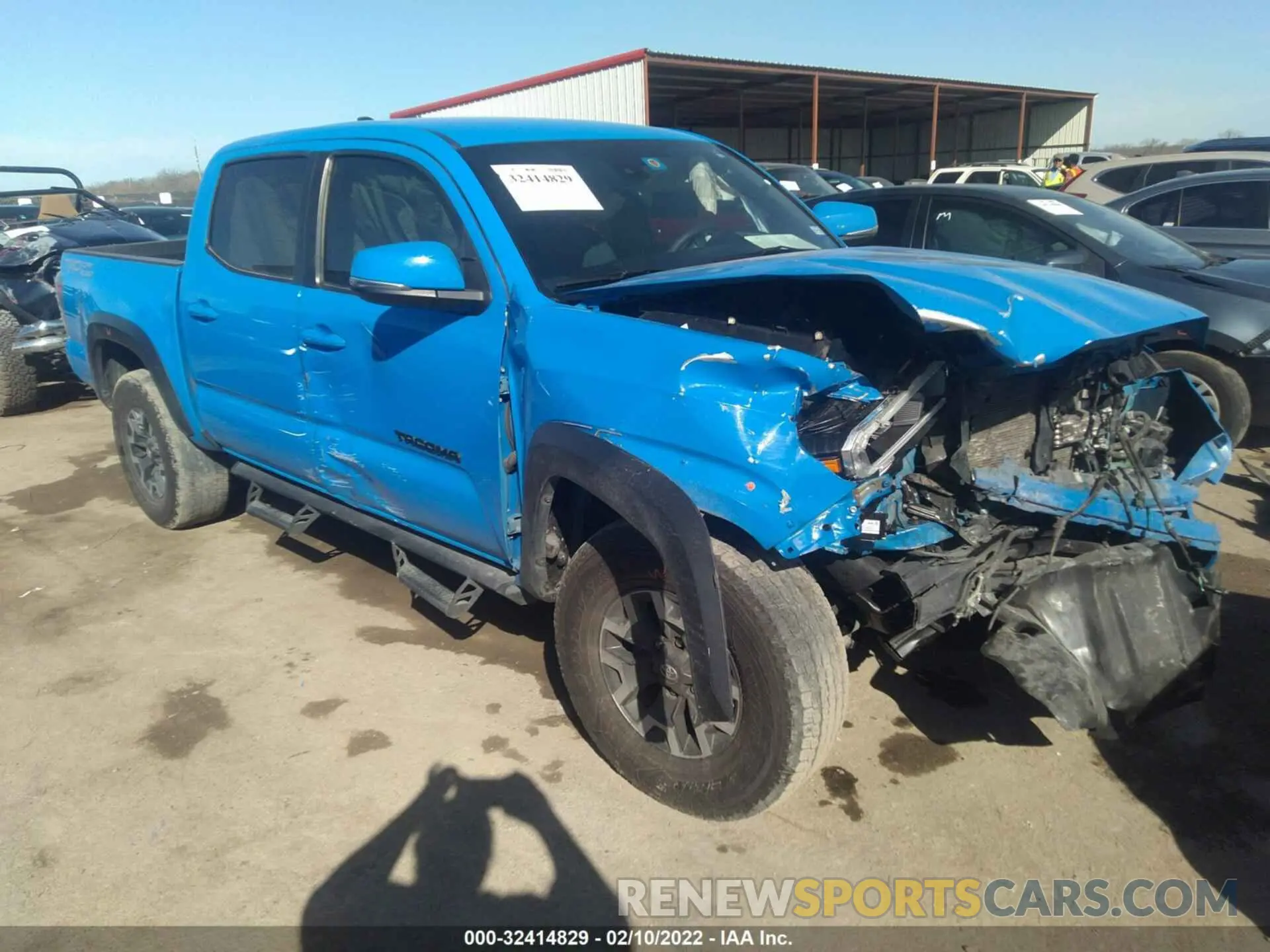 1 fotografías del automóvil dañado 5TFAZ5CN5LX091695 TOYOTA TACOMA 2WD 2020