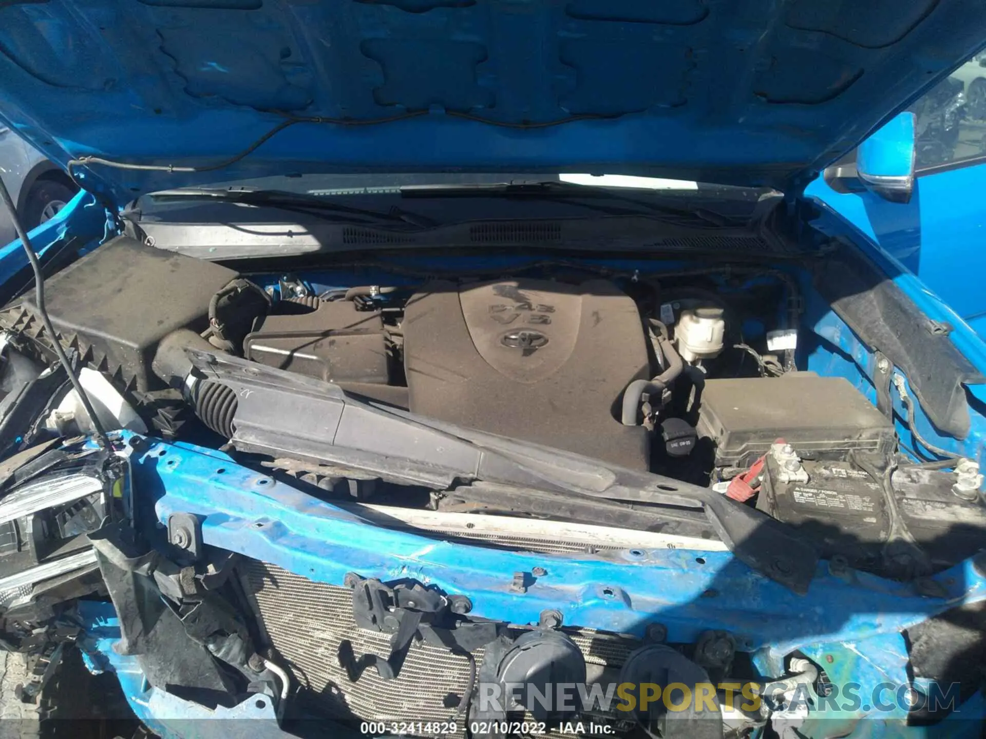 10 fotografías del automóvil dañado 5TFAZ5CN5LX091695 TOYOTA TACOMA 2WD 2020