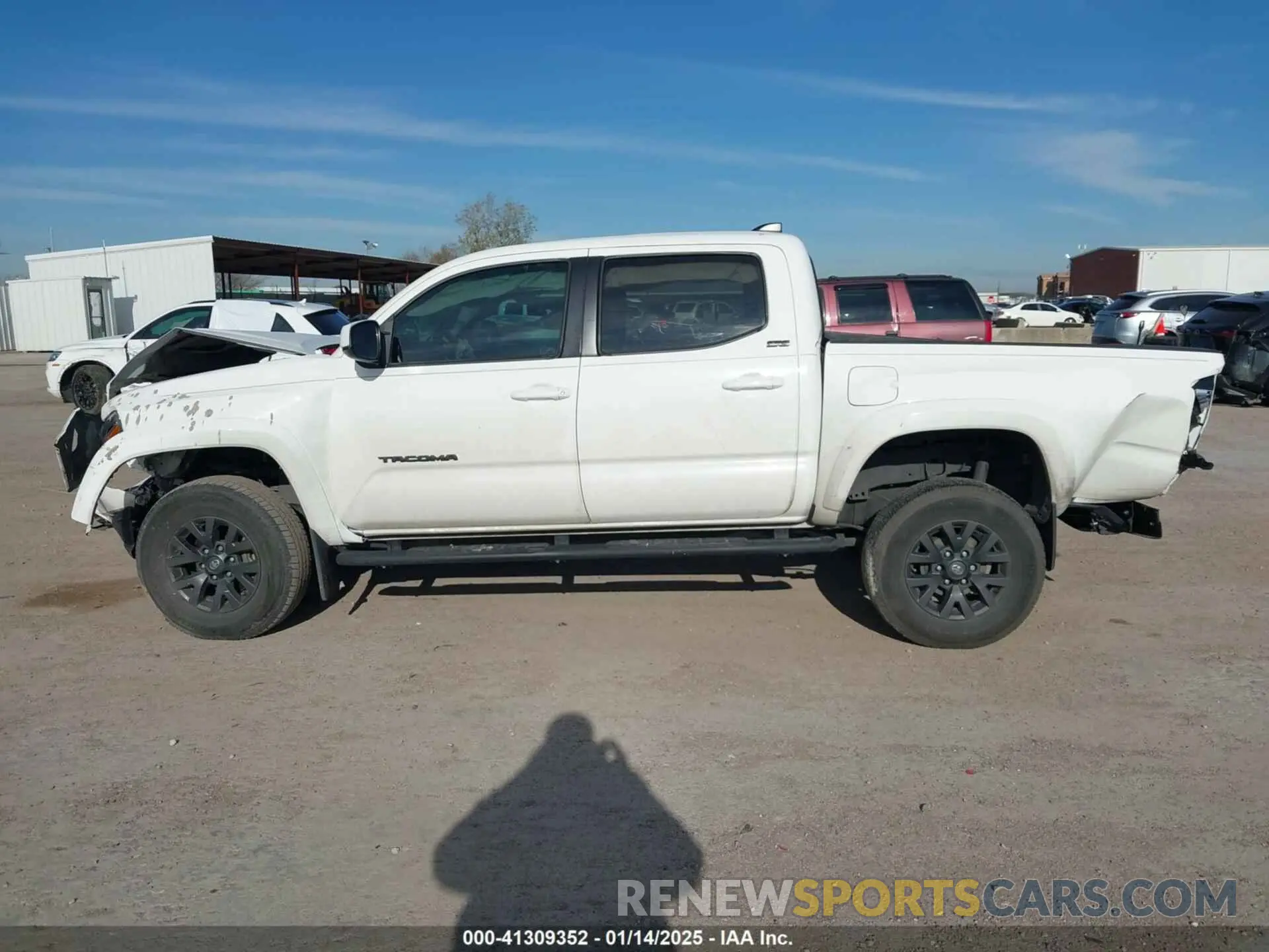 14 fotografías del automóvil dañado 3TMAZ5CN0MM151647 TOYOTA TACOMA 2WD 2021
