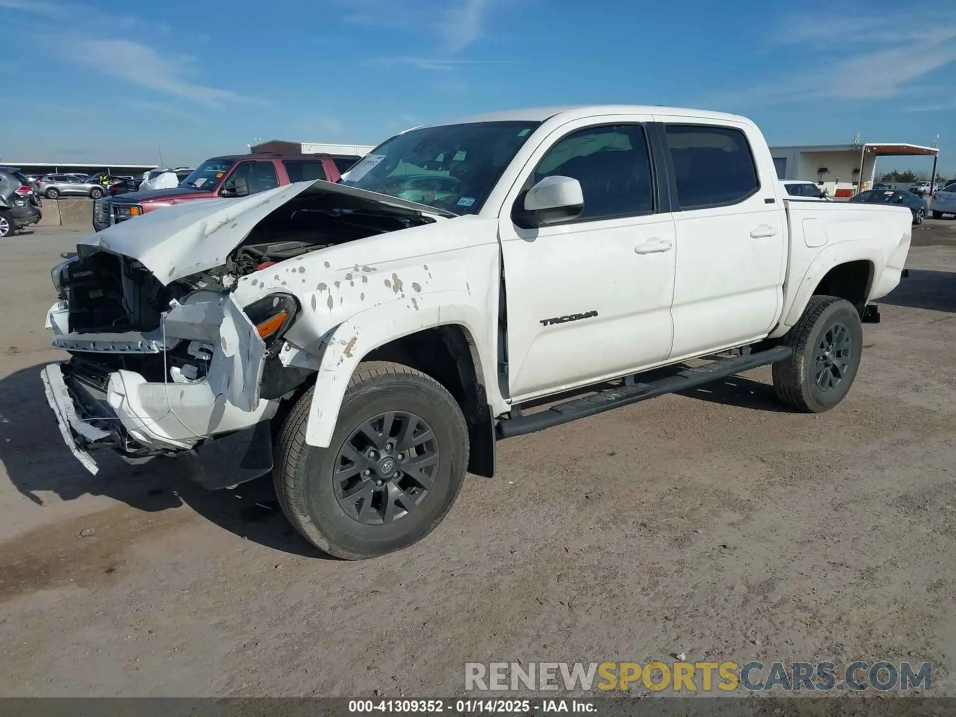 2 fotografías del automóvil dañado 3TMAZ5CN0MM151647 TOYOTA TACOMA 2WD 2021