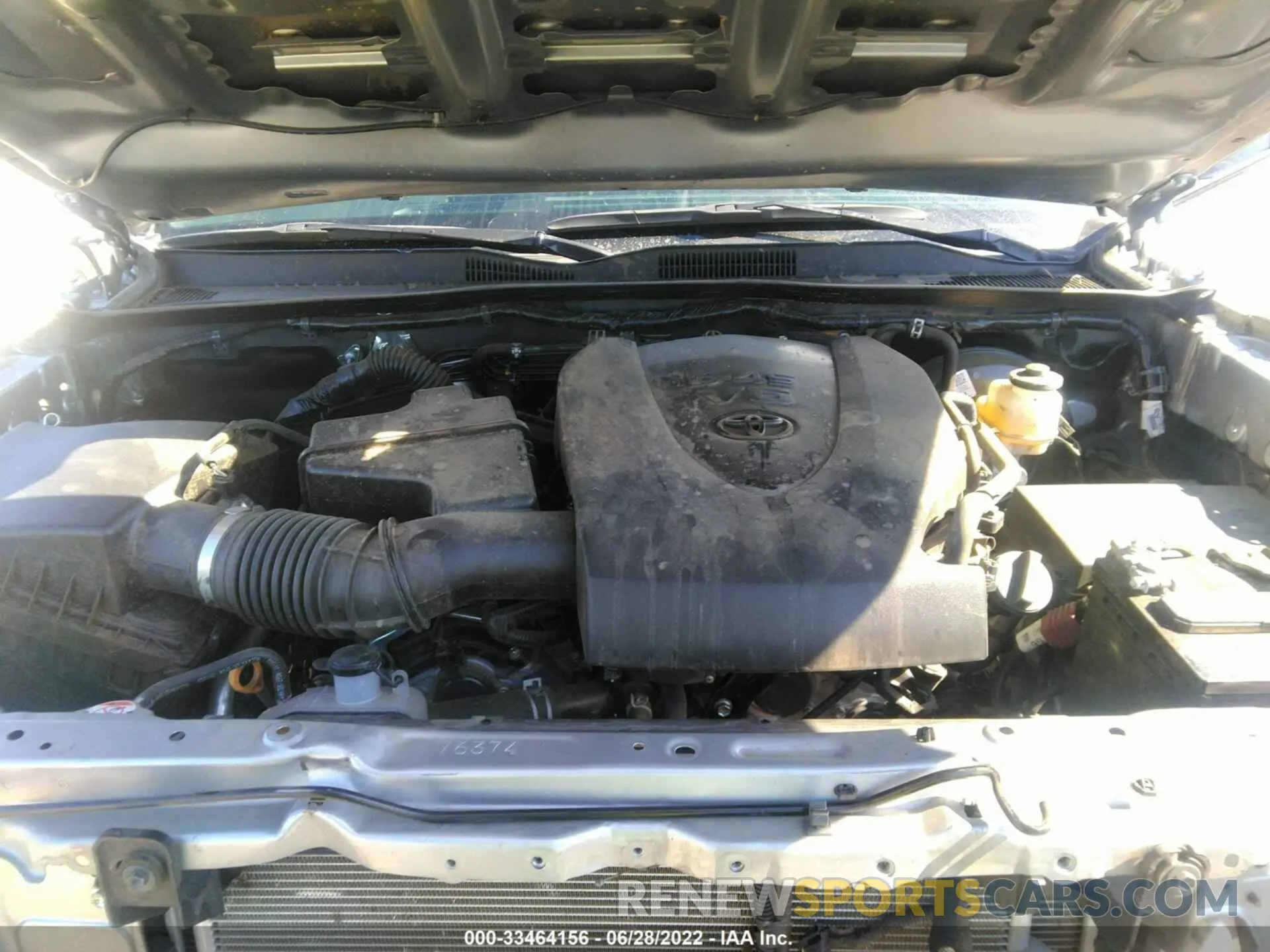 10 fotografías del automóvil dañado 3TMAZ5CN4MM151604 TOYOTA TACOMA 2WD 2021