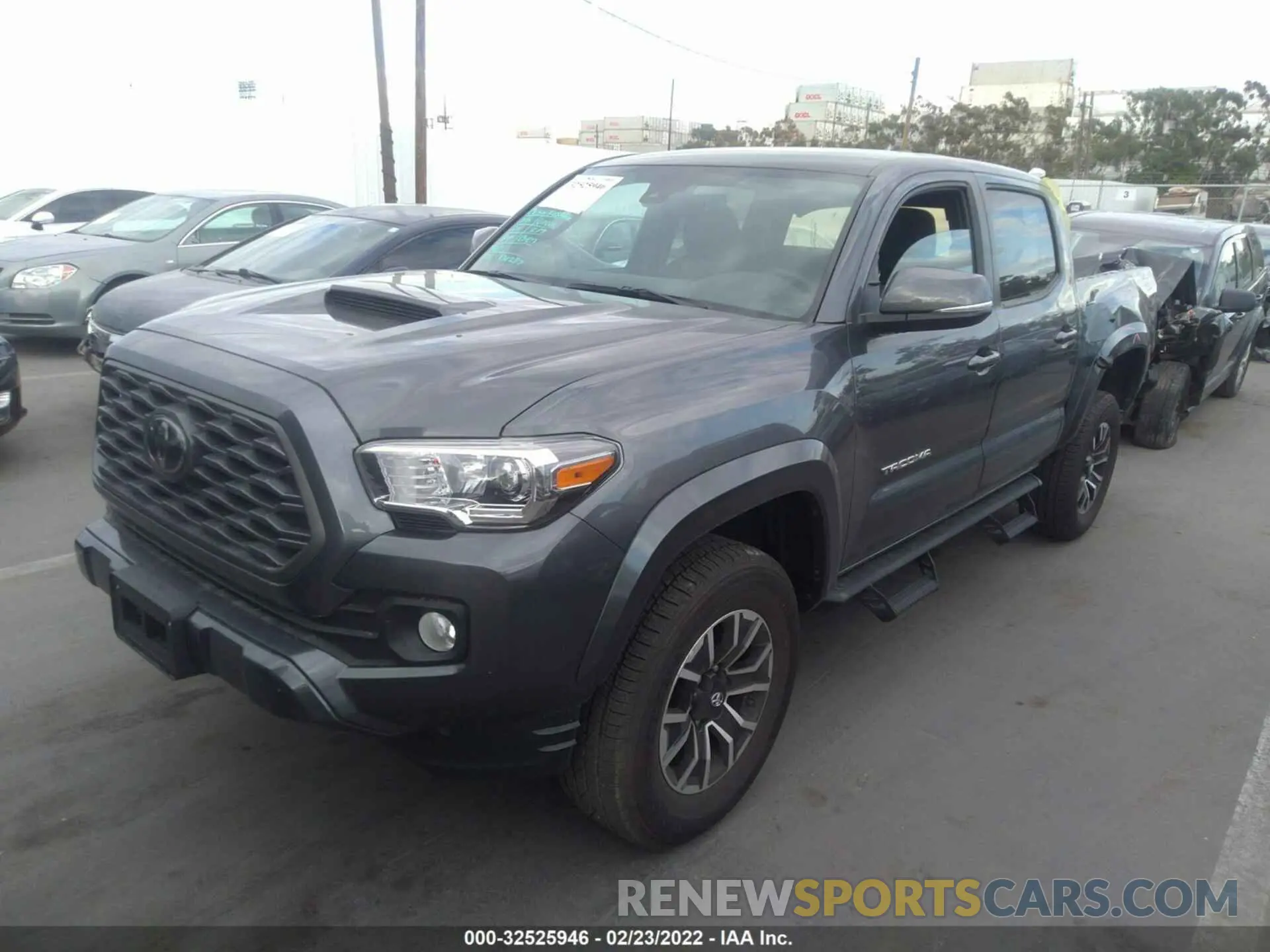 2 fotografías del automóvil dañado 3TMAZ5CN8MM145143 TOYOTA TACOMA 2WD 2021