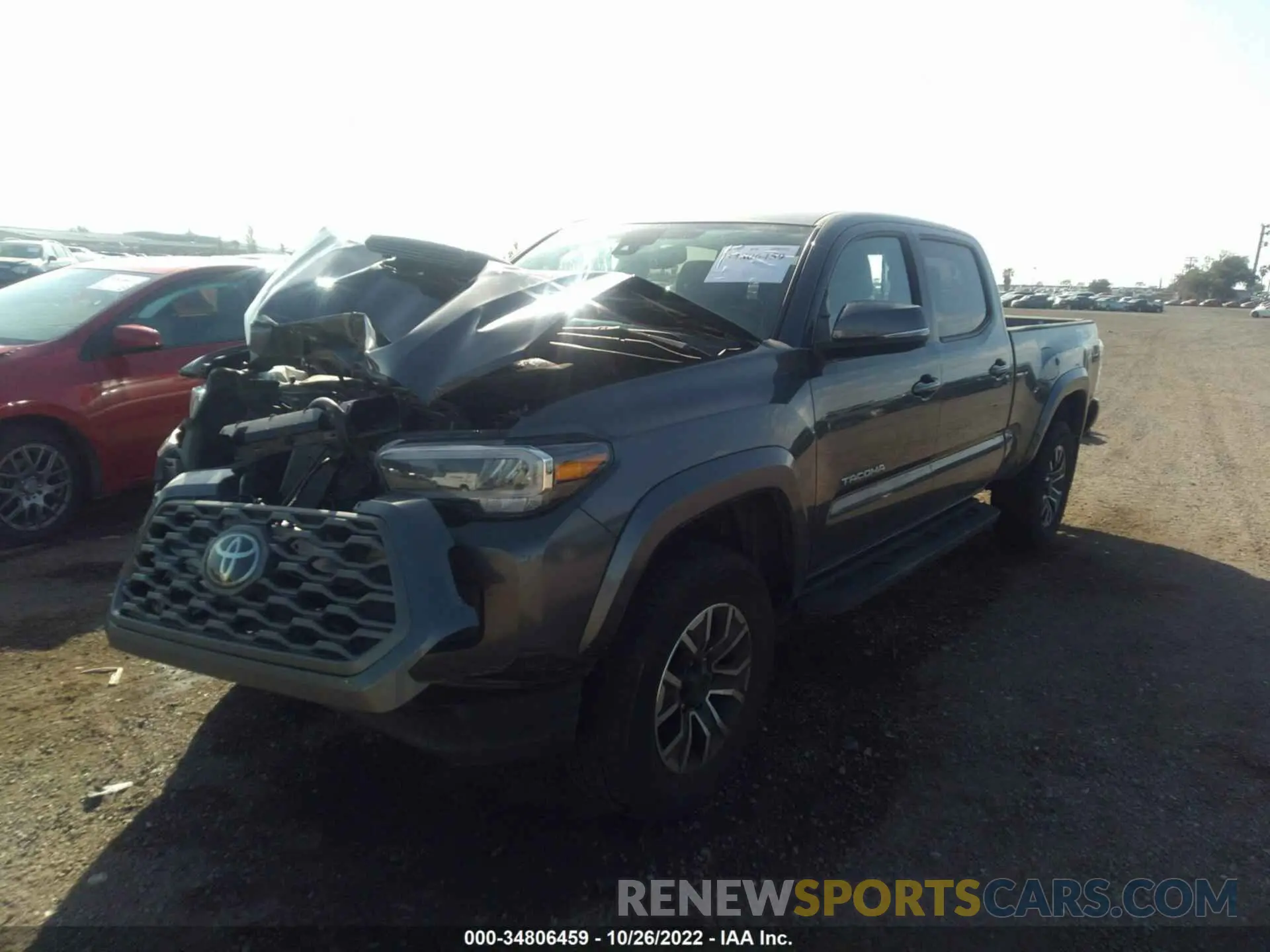 2 fotografías del automóvil dañado 3TMBZ5DN5MM031975 TOYOTA TACOMA 2WD 2021