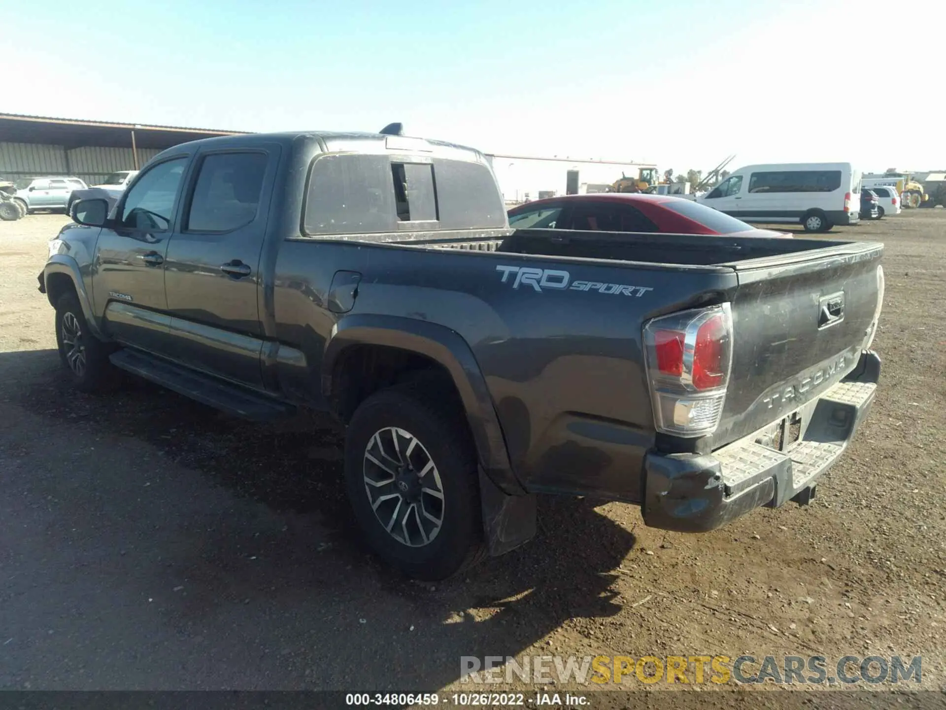 3 fotografías del automóvil dañado 3TMBZ5DN5MM031975 TOYOTA TACOMA 2WD 2021