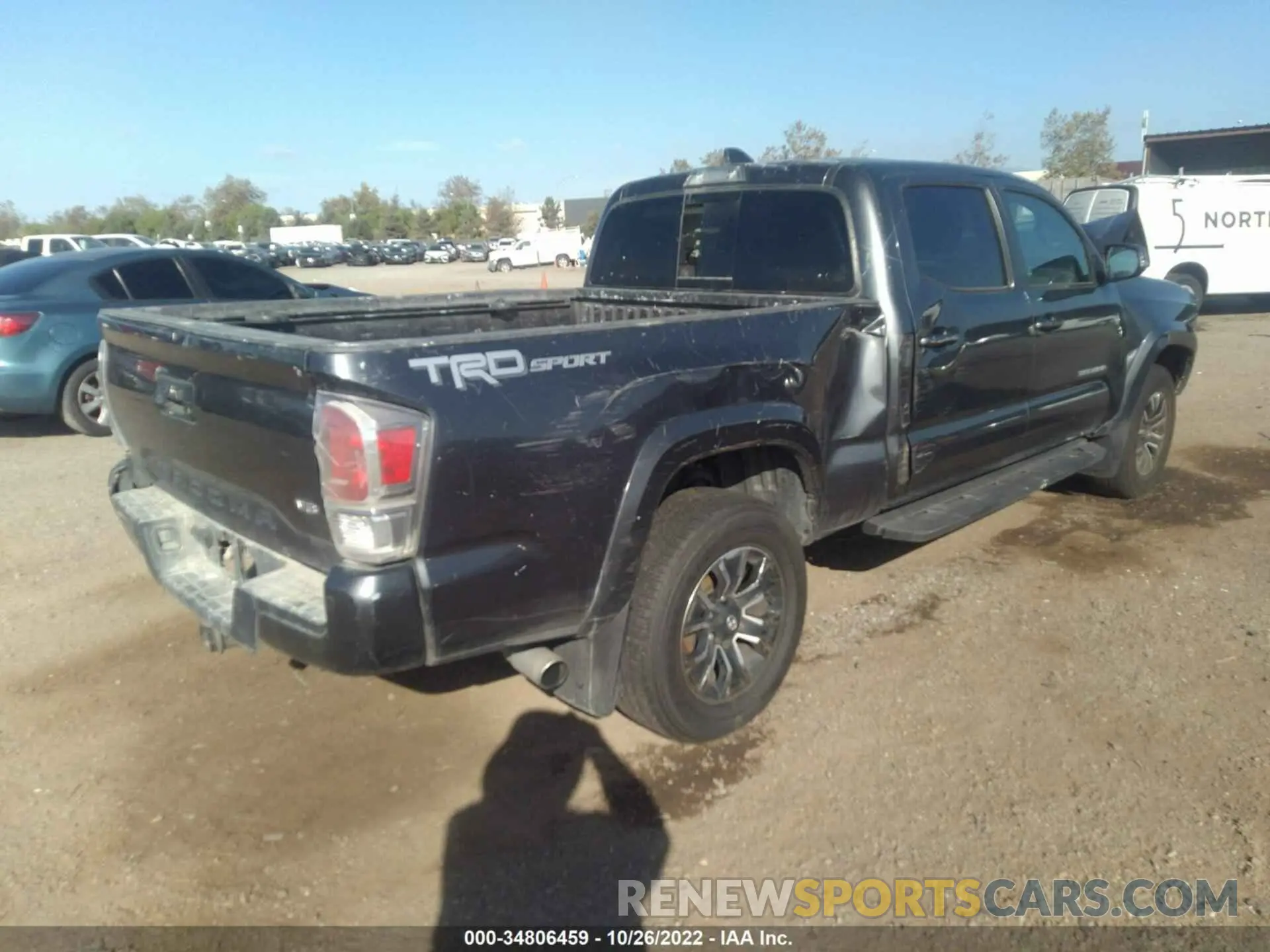 4 fotografías del automóvil dañado 3TMBZ5DN5MM031975 TOYOTA TACOMA 2WD 2021