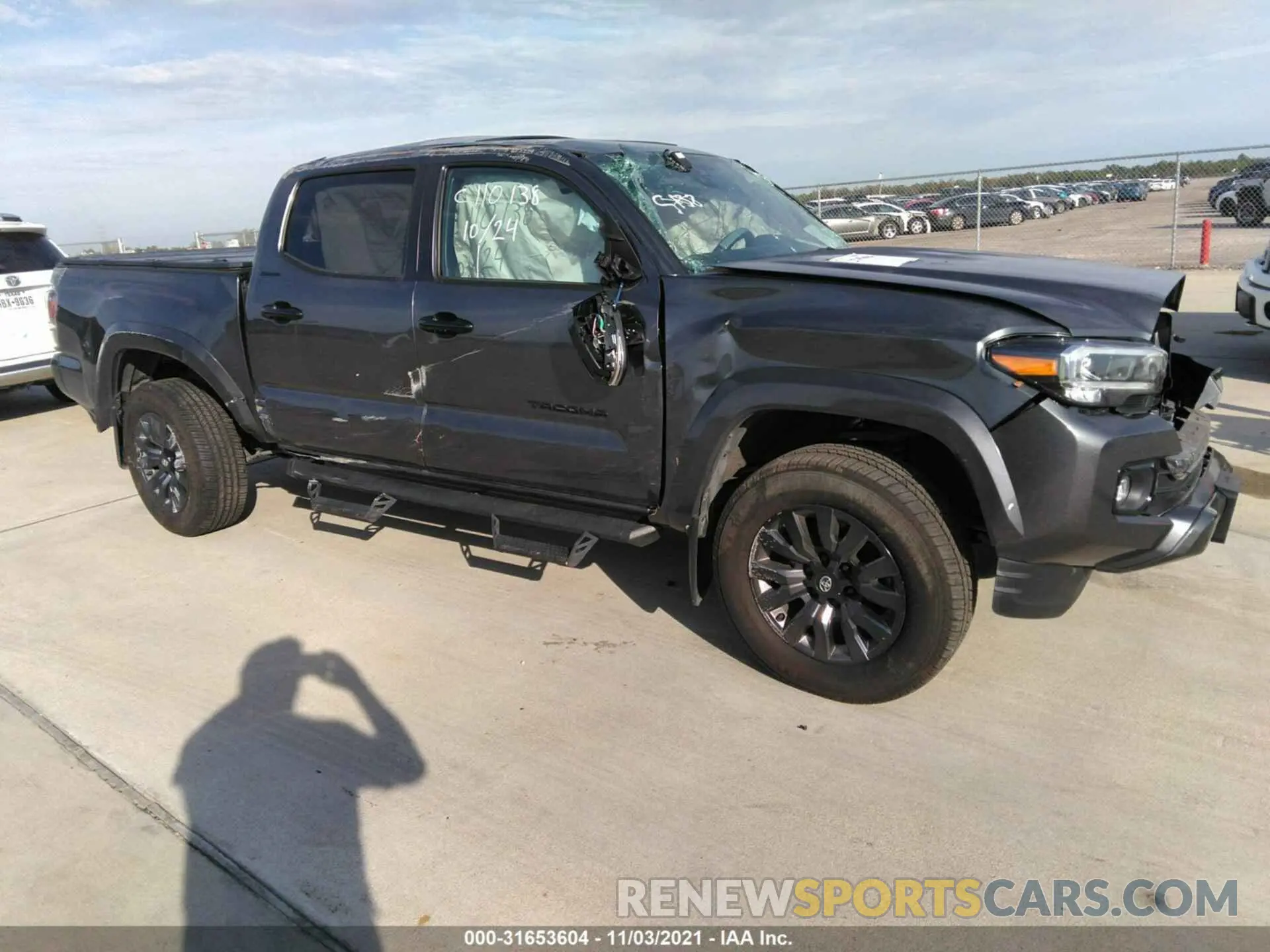 1 fotografías del automóvil dañado 3TMEZ5CN2MM147228 TOYOTA TACOMA 2WD 2021