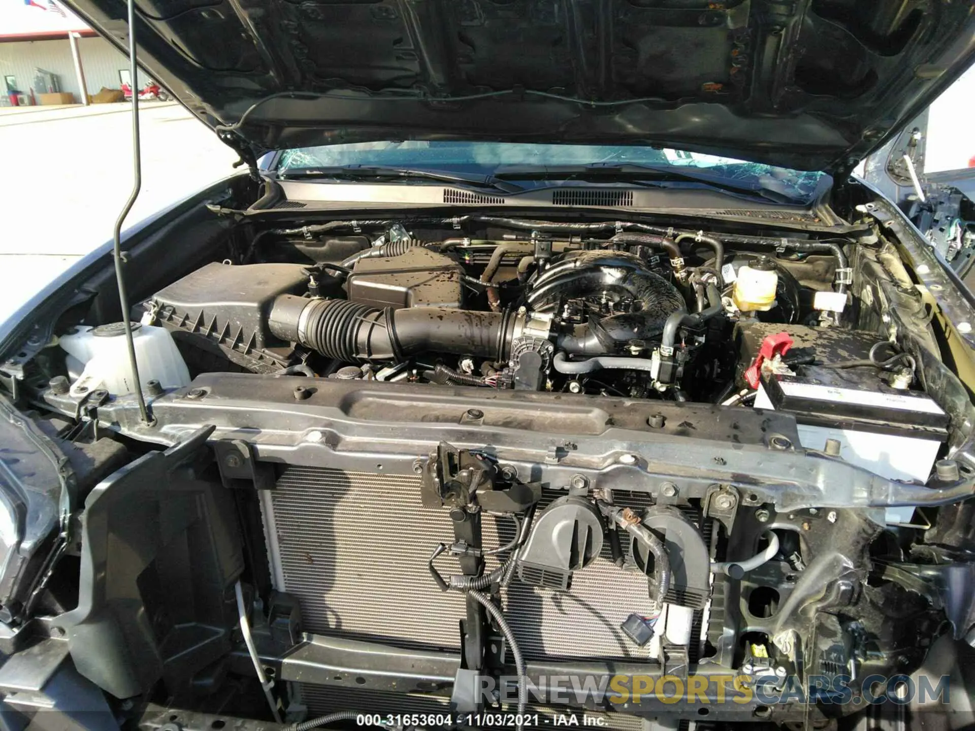 10 fotografías del automóvil dañado 3TMEZ5CN2MM147228 TOYOTA TACOMA 2WD 2021