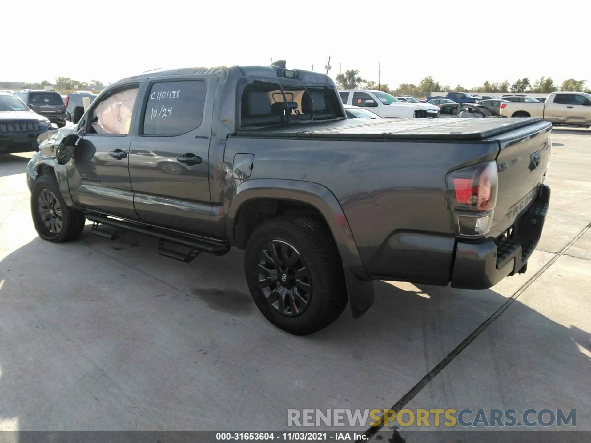 3 fotografías del automóvil dañado 3TMEZ5CN2MM147228 TOYOTA TACOMA 2WD 2021