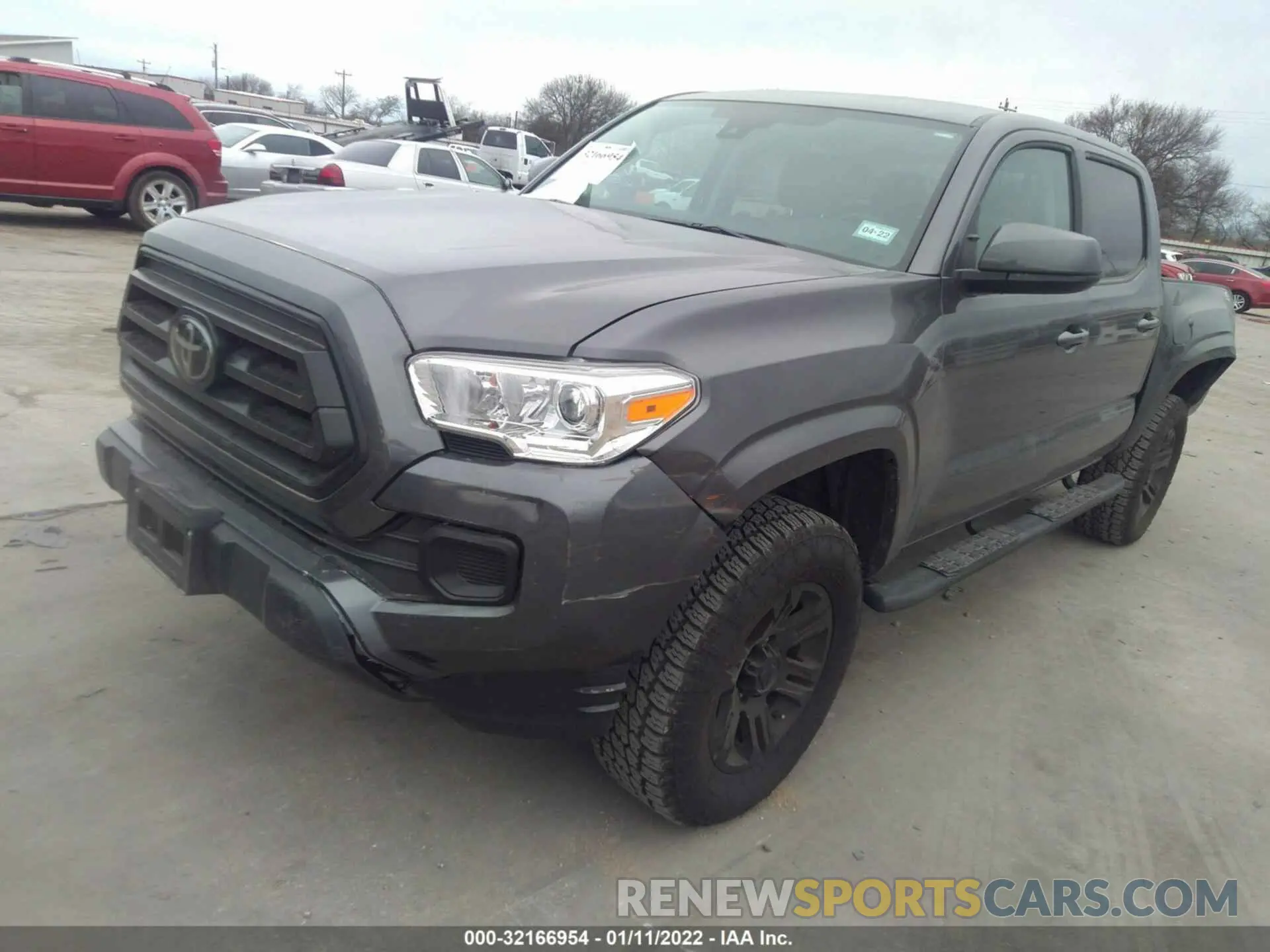 2 fotografías del automóvil dañado 3TYAX5GN4MT012822 TOYOTA TACOMA 2WD 2021