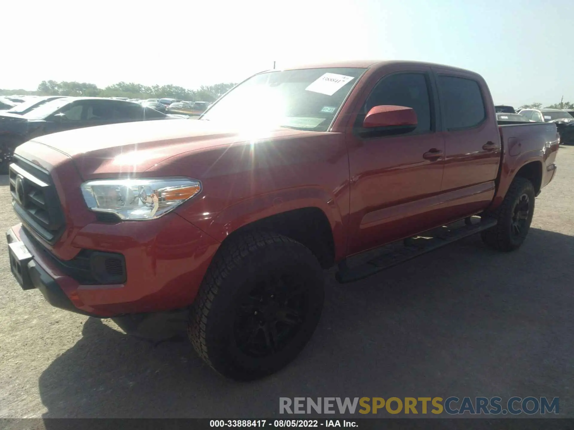 2 fotografías del automóvil dañado 3TYAX5GN7MT025919 TOYOTA TACOMA 2WD 2021