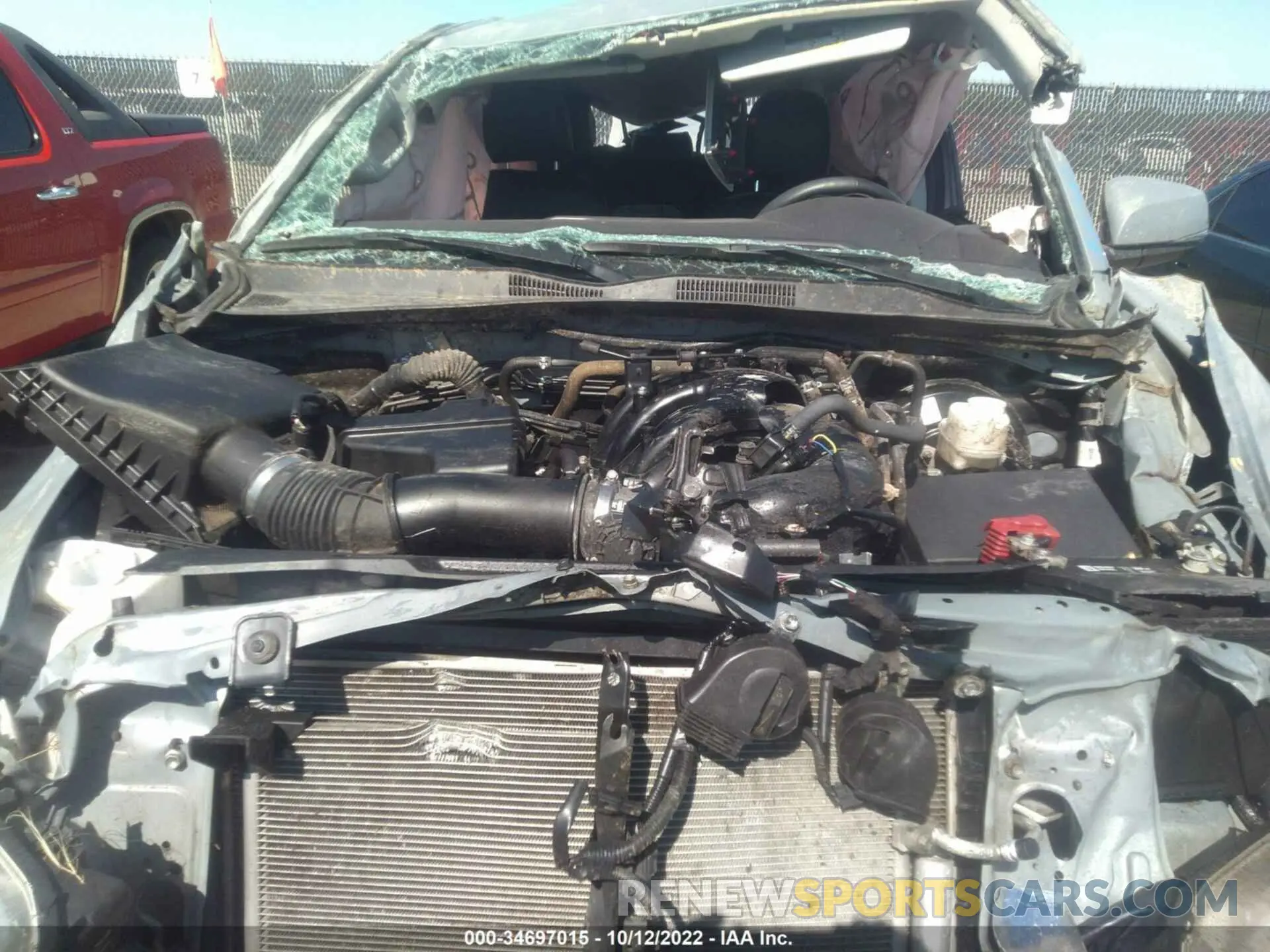 10 fotografías del automóvil dañado 3TYAZ5CN5MT002784 TOYOTA TACOMA 2WD 2021