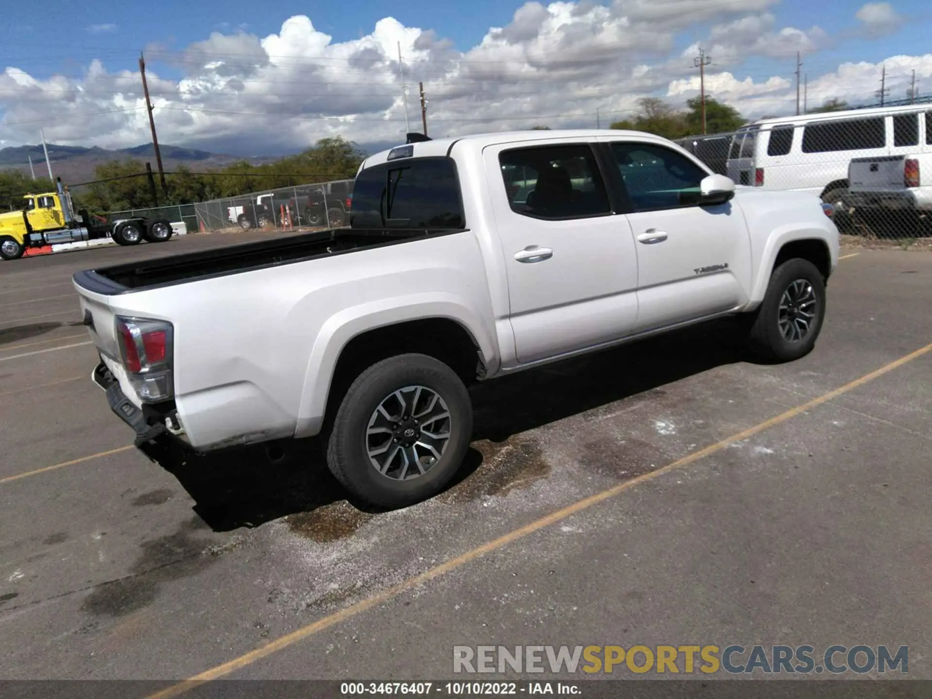 4 fotografías del automóvil dañado 3TYAZ5CN7MT005248 TOYOTA TACOMA 2WD 2021