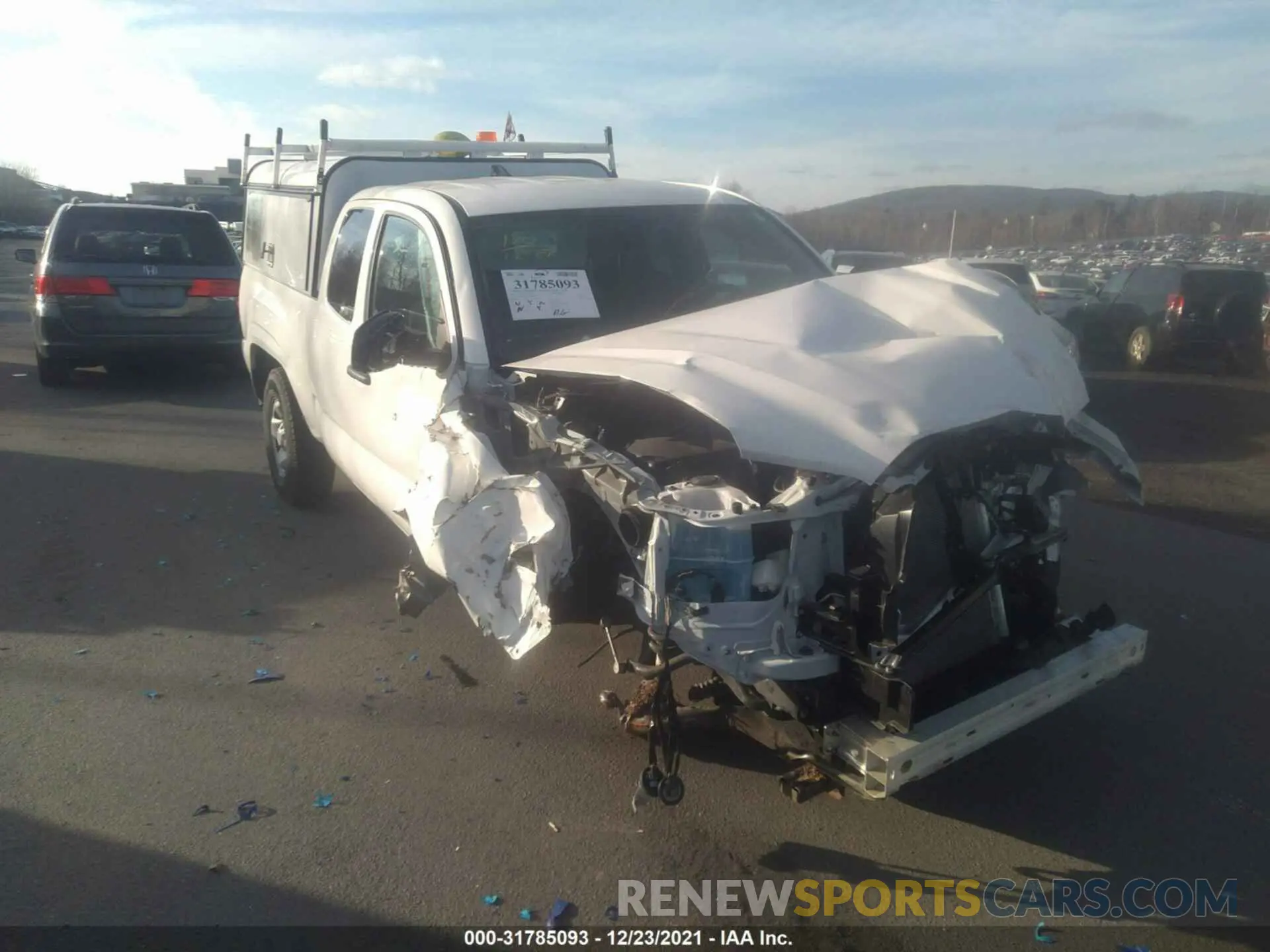 6 fotografías del automóvil dañado 3TYRX5GN0MT007605 TOYOTA TACOMA 2WD 2021