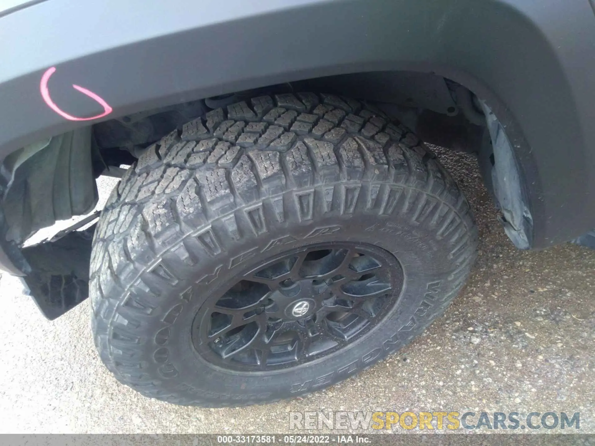 11 fotografías del automóvil dañado 3TYRX5GN5MT011438 TOYOTA TACOMA 2WD 2021