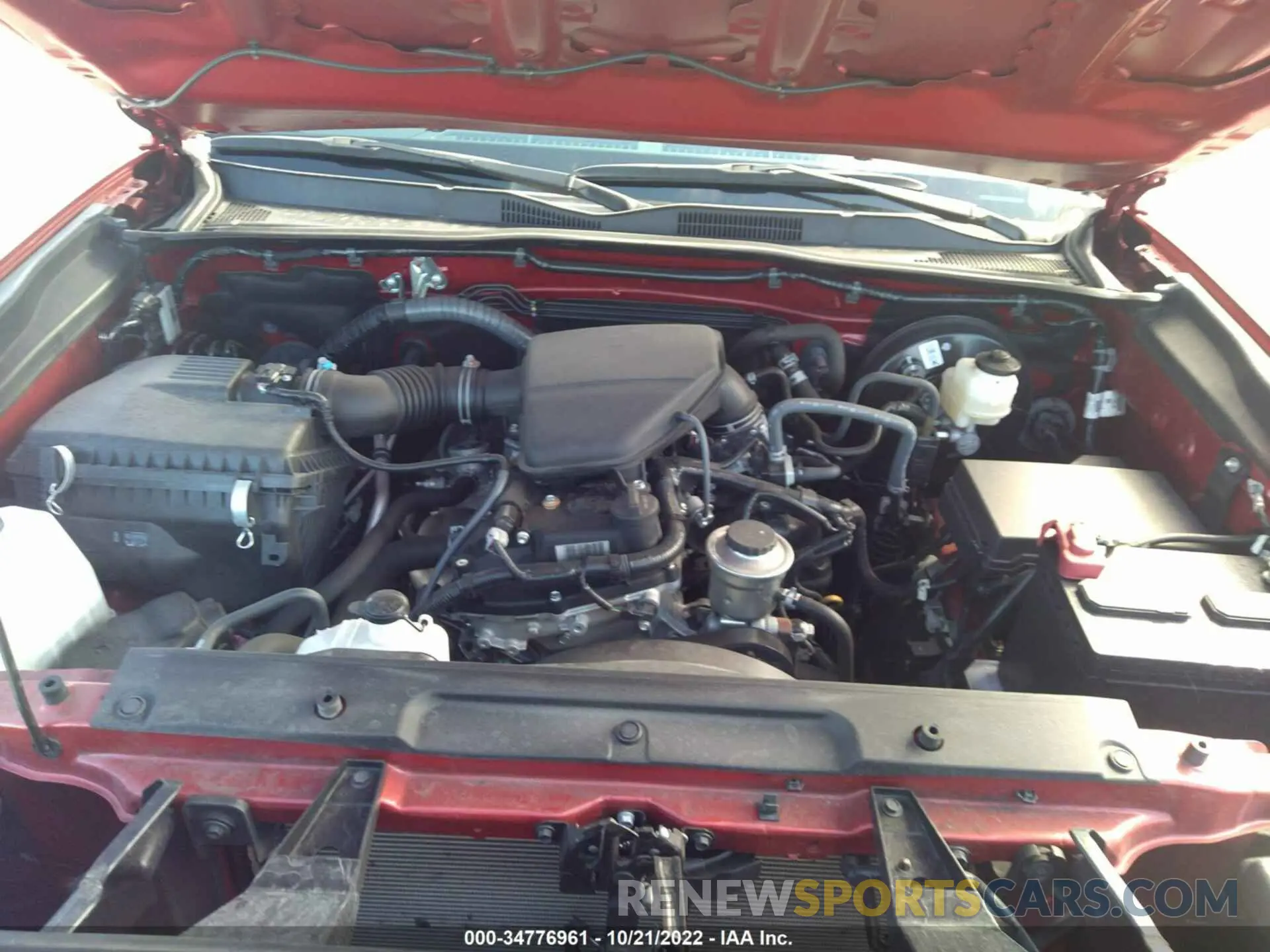 10 fotografías del automóvil dañado 5TFAX5GN6MX188969 TOYOTA TACOMA 2WD 2021