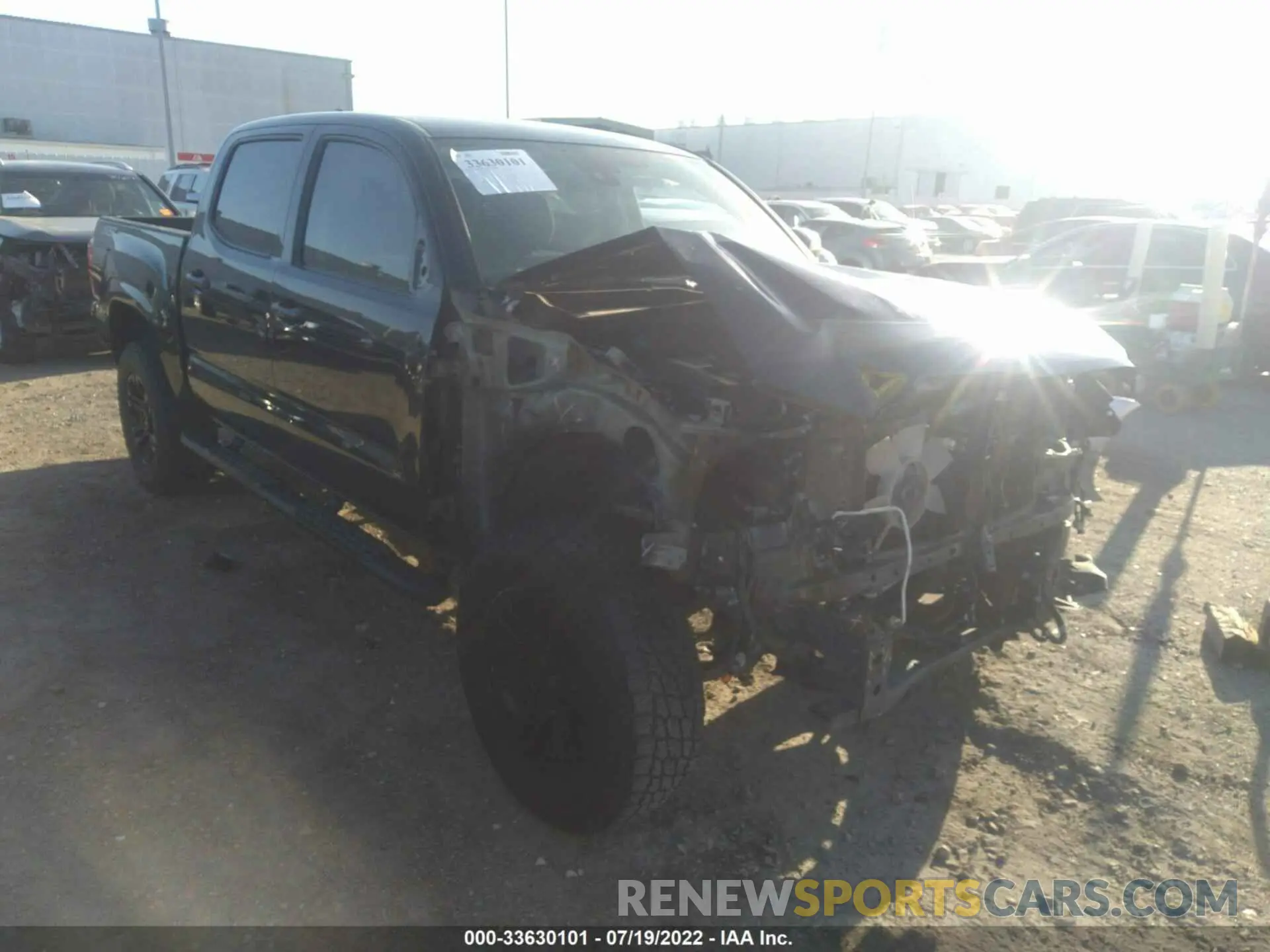1 fotografías del automóvil dañado 5TFAX5GN8MX191419 TOYOTA TACOMA 2WD 2021
