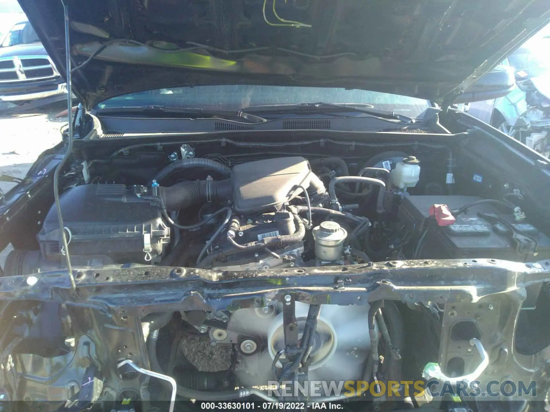 10 fotografías del automóvil dañado 5TFAX5GN8MX191419 TOYOTA TACOMA 2WD 2021