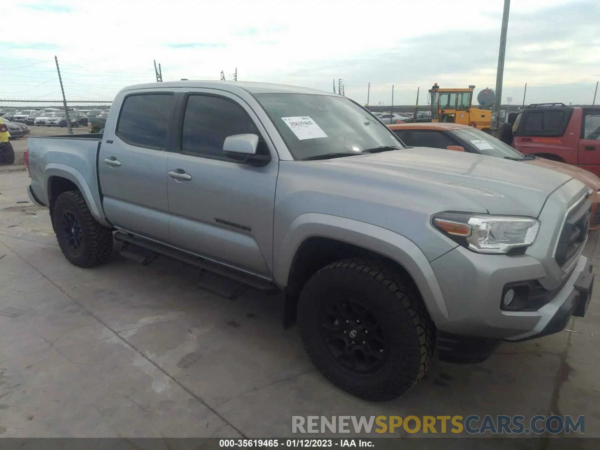 1 fotografías del automóvil dañado 3TMAZ5CN3NM192355 TOYOTA TACOMA 2WD 2022