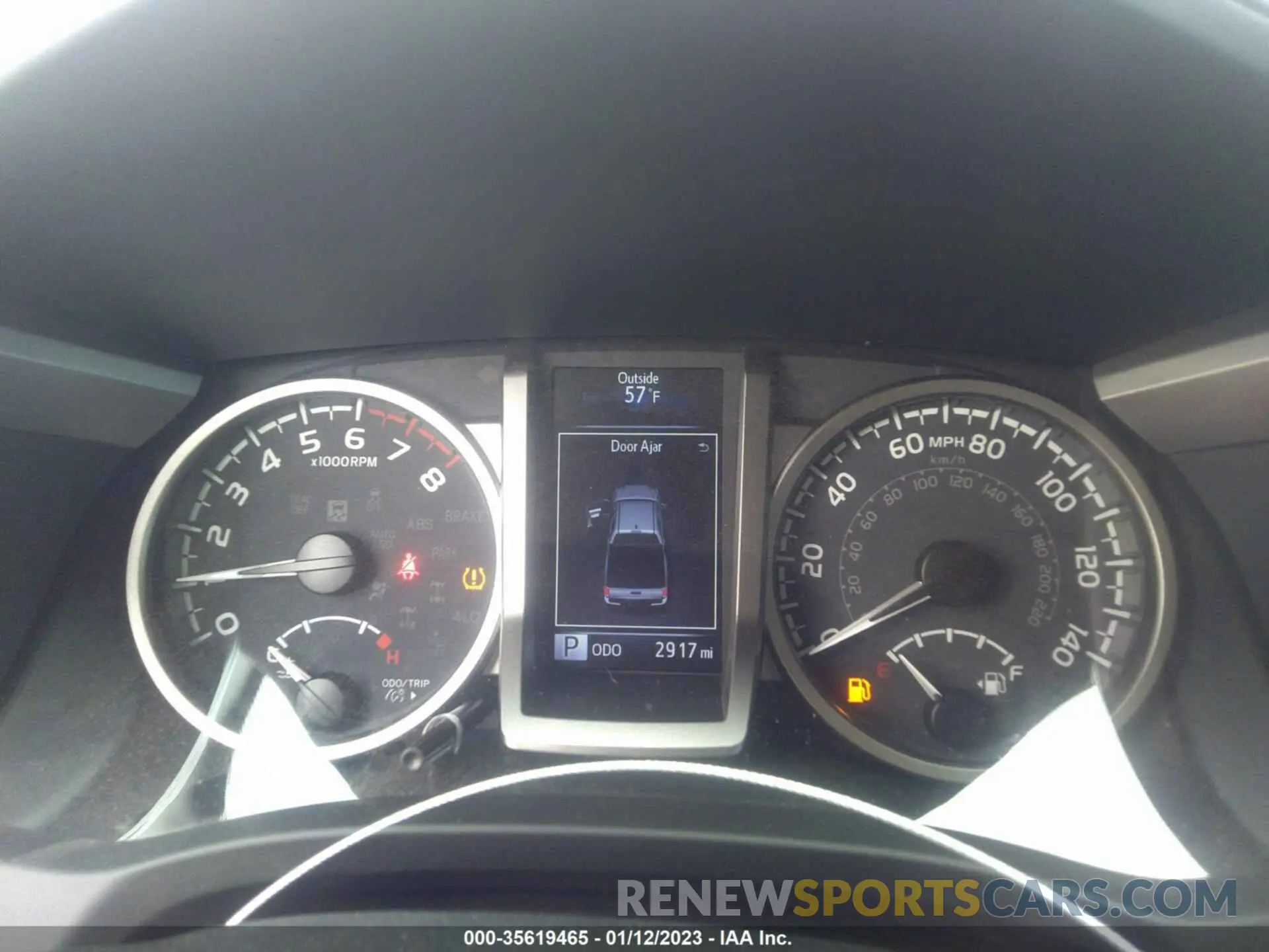 7 fotografías del automóvil dañado 3TMAZ5CN3NM192355 TOYOTA TACOMA 2WD 2022