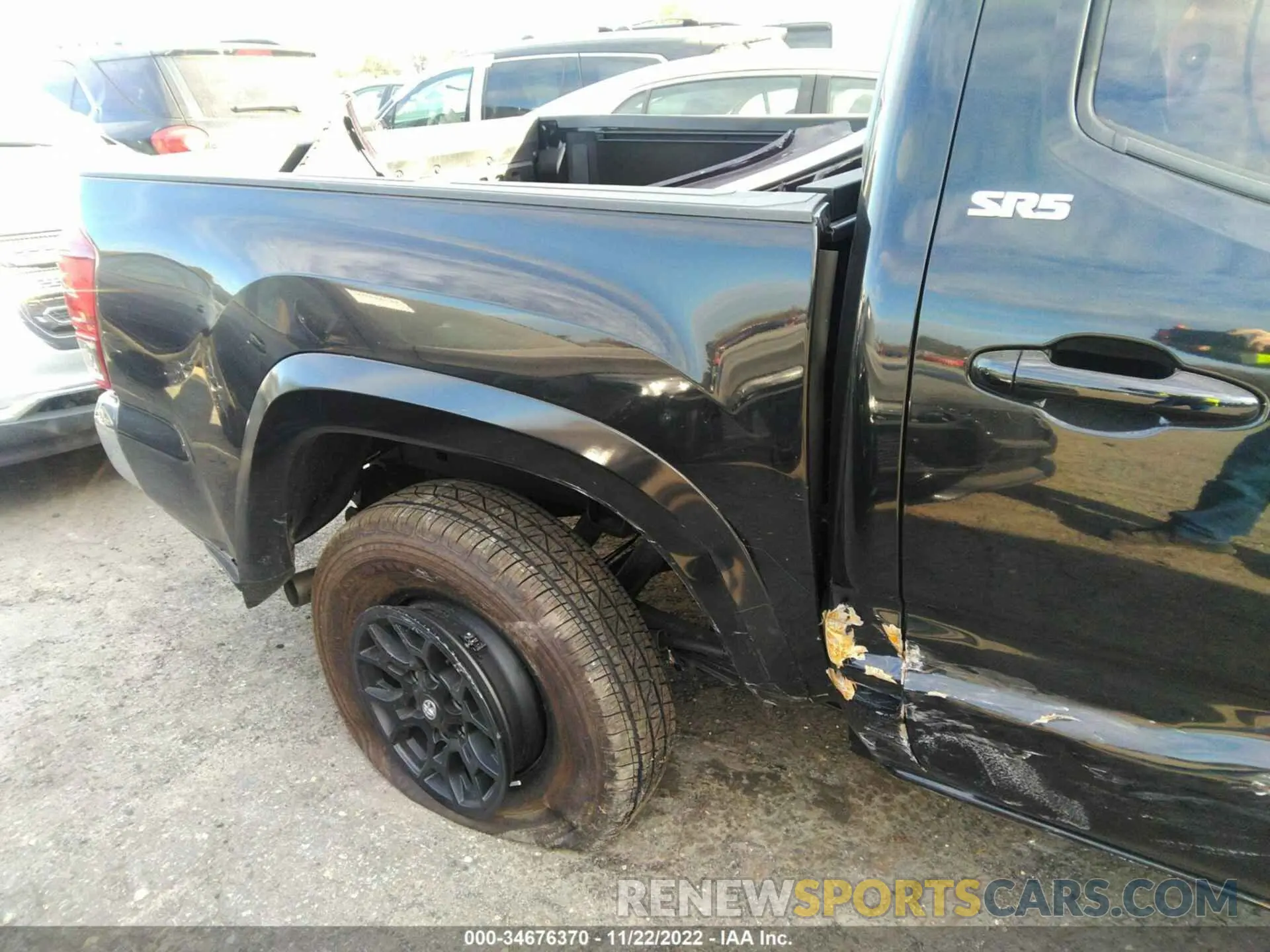 12 fotografías del automóvil dañado 3TMAZ5CN8NM190231 TOYOTA TACOMA 2WD 2022