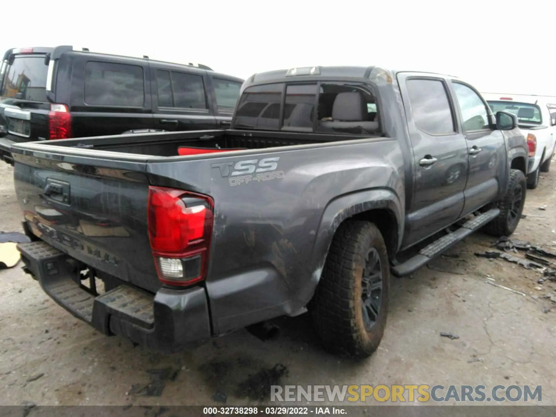 4 fotografías del automóvil dañado 3TYAX5GN4NT036250 TOYOTA TACOMA 2WD 2022