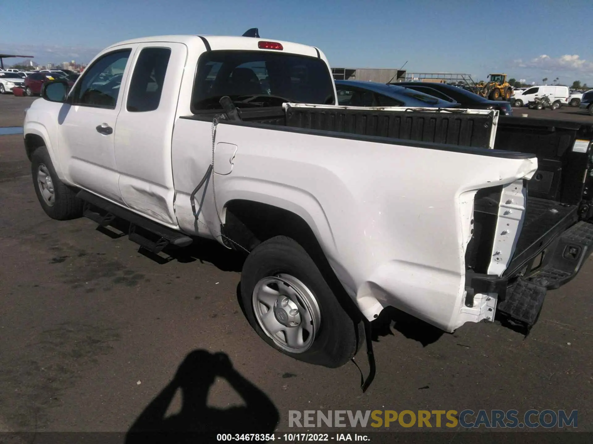 3 fotografías del automóvil dañado 3TYRX5GN8NT049201 TOYOTA TACOMA 2WD 2022