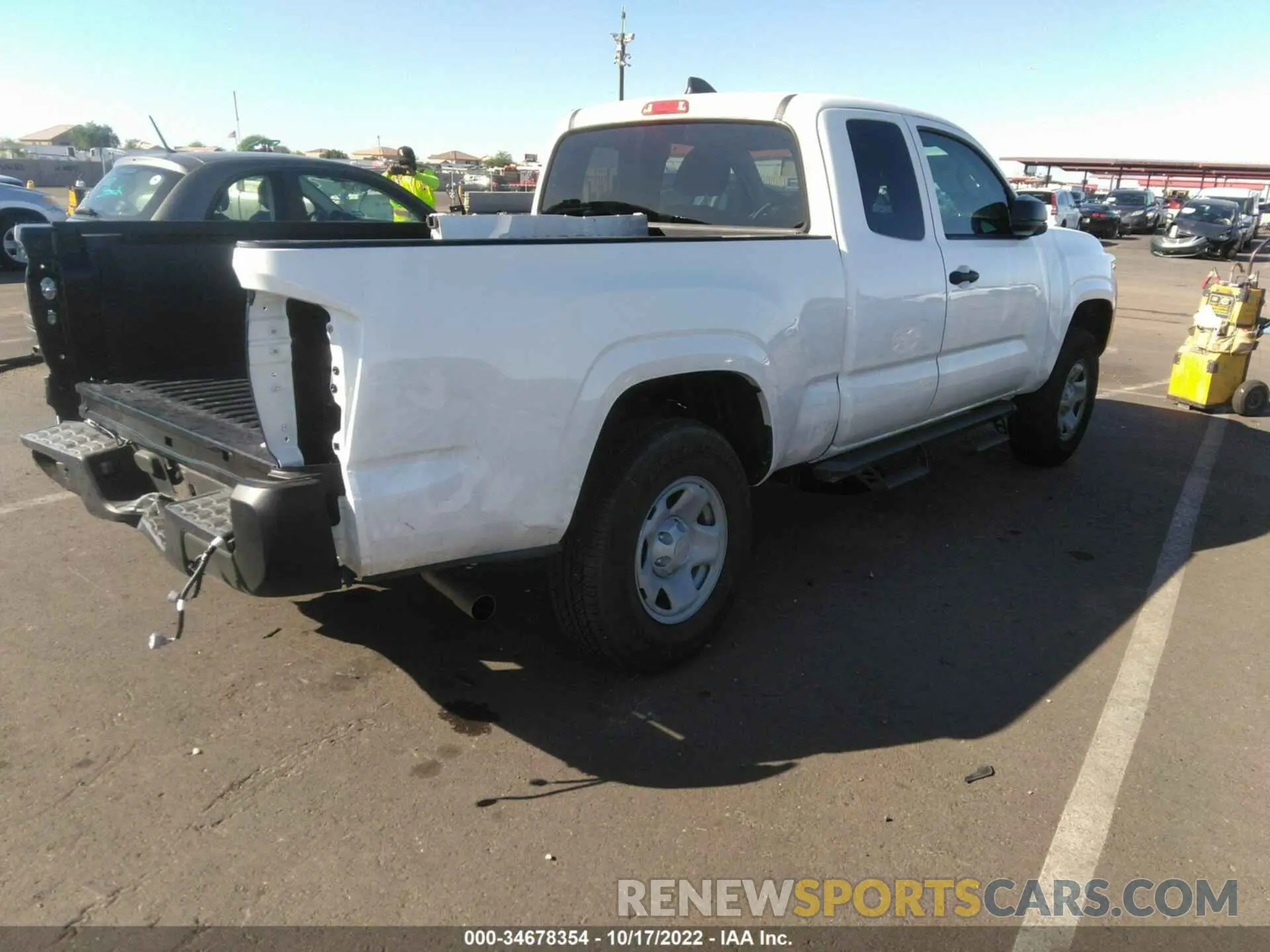 4 fotografías del automóvil dañado 3TYRX5GN8NT049201 TOYOTA TACOMA 2WD 2022