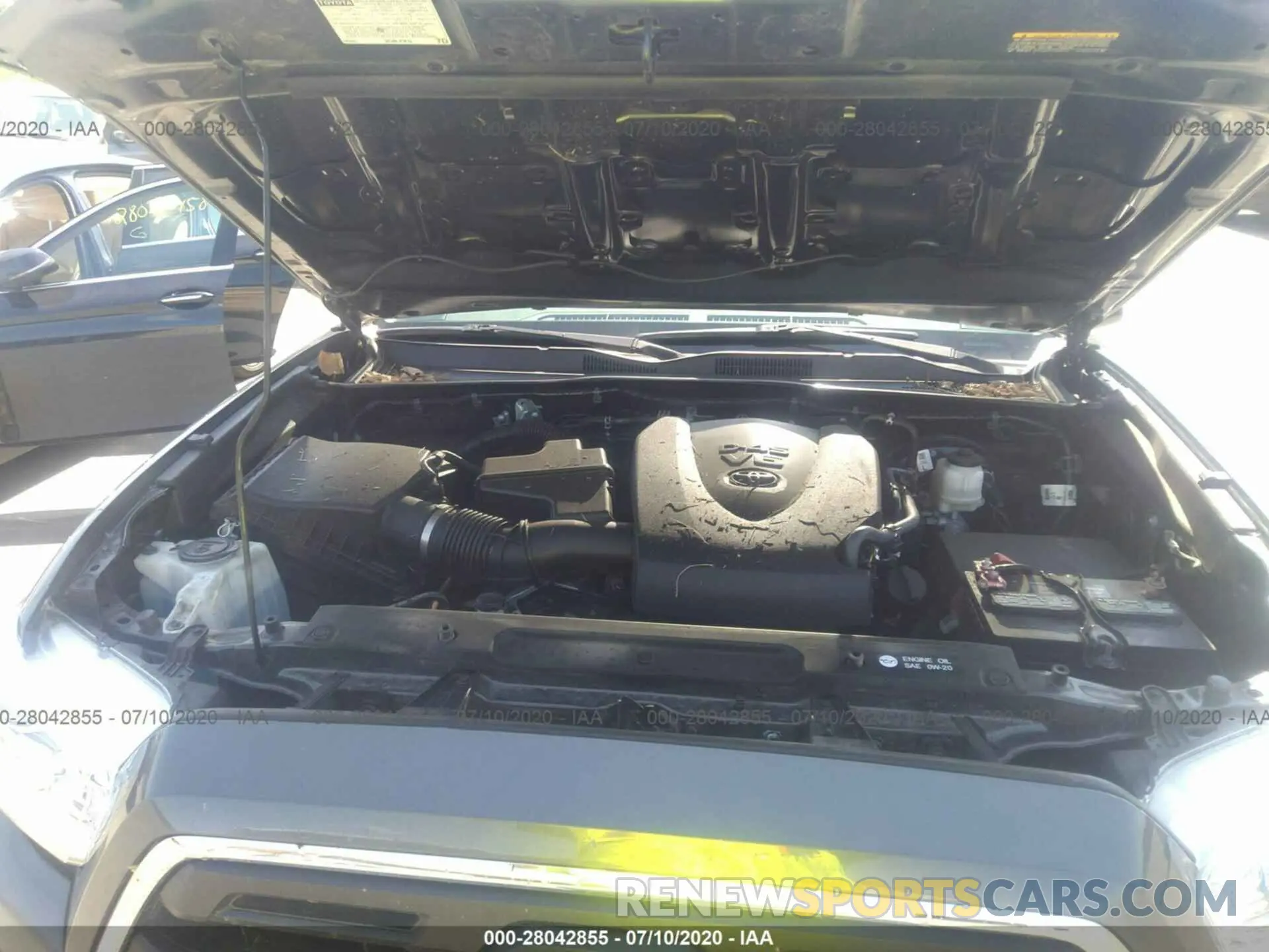 10 fotografías del automóvil dañado 3TMCZ5AN0KM205327 TOYOTA TACOMA 4WD 2019