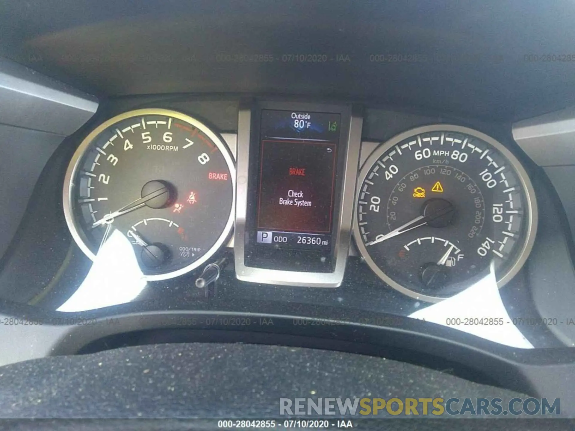 7 fotografías del automóvil dañado 3TMCZ5AN0KM205327 TOYOTA TACOMA 4WD 2019