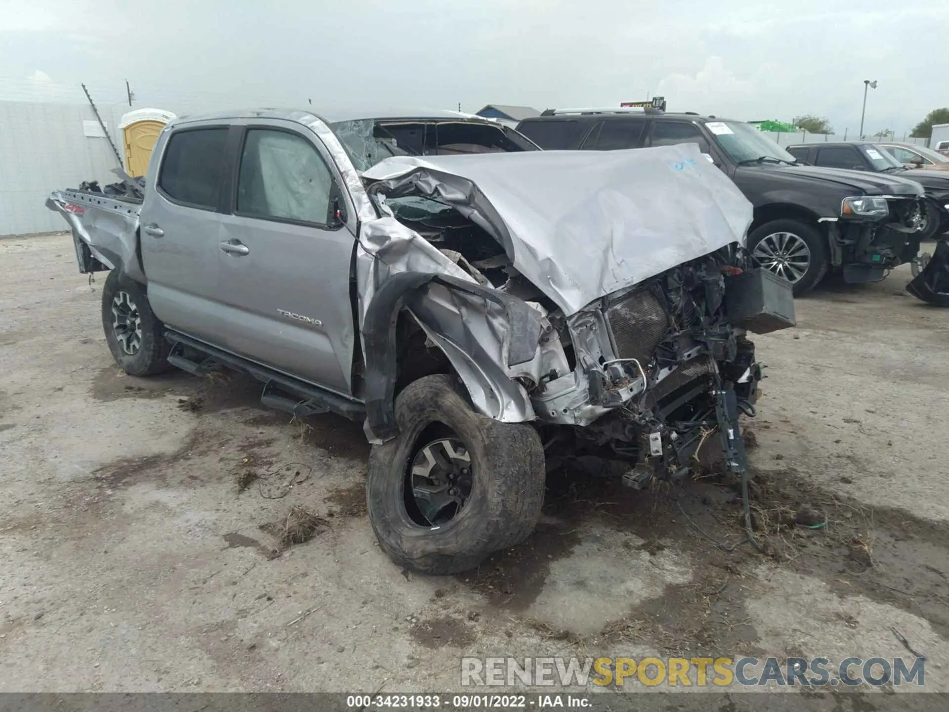 1 fotografías del automóvil dañado 3TMCZ5AN1KM232102 TOYOTA TACOMA 4WD 2019