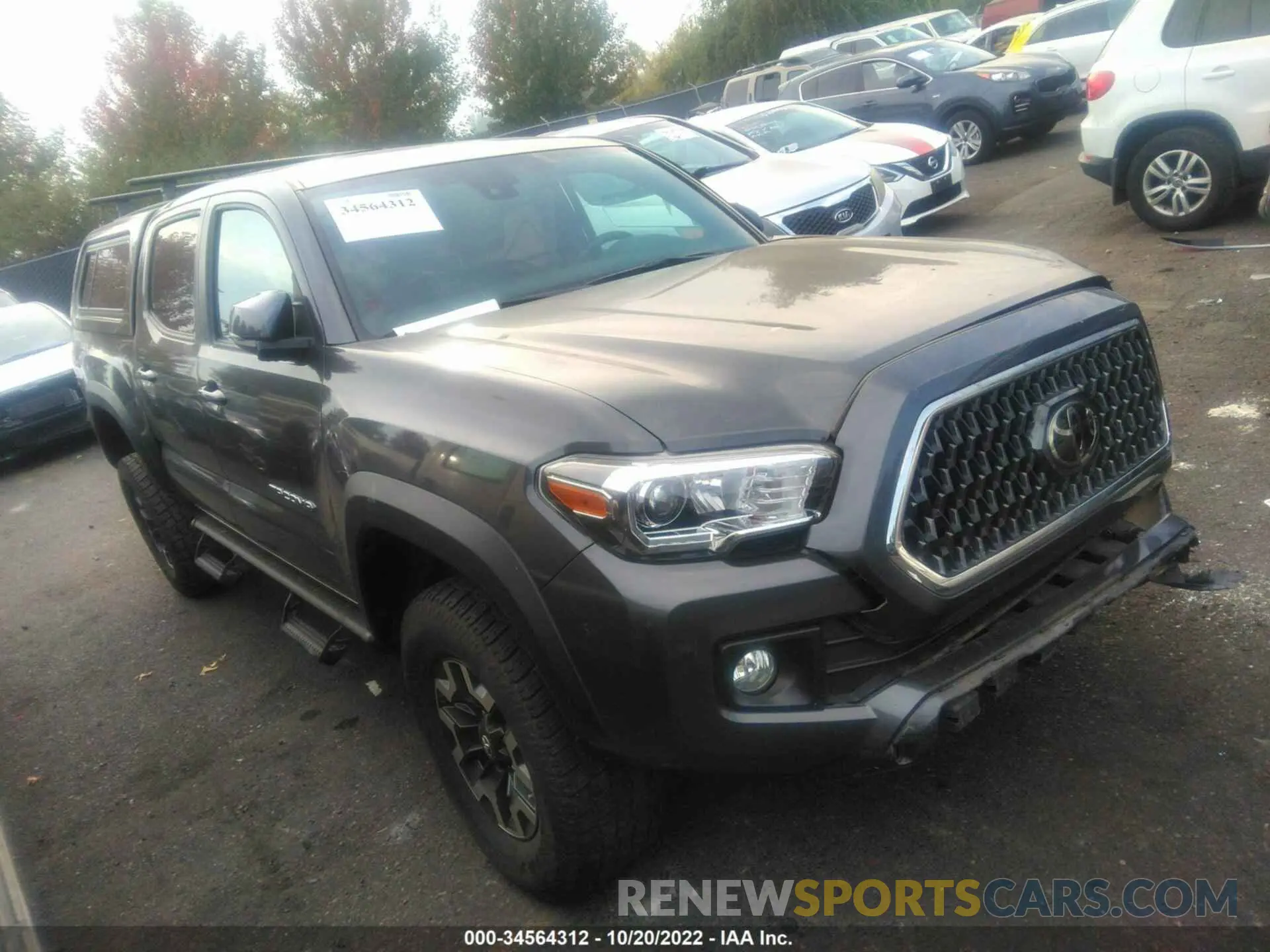 1 fotografías del automóvil dañado 3TMCZ5AN2KM207273 TOYOTA TACOMA 4WD 2019