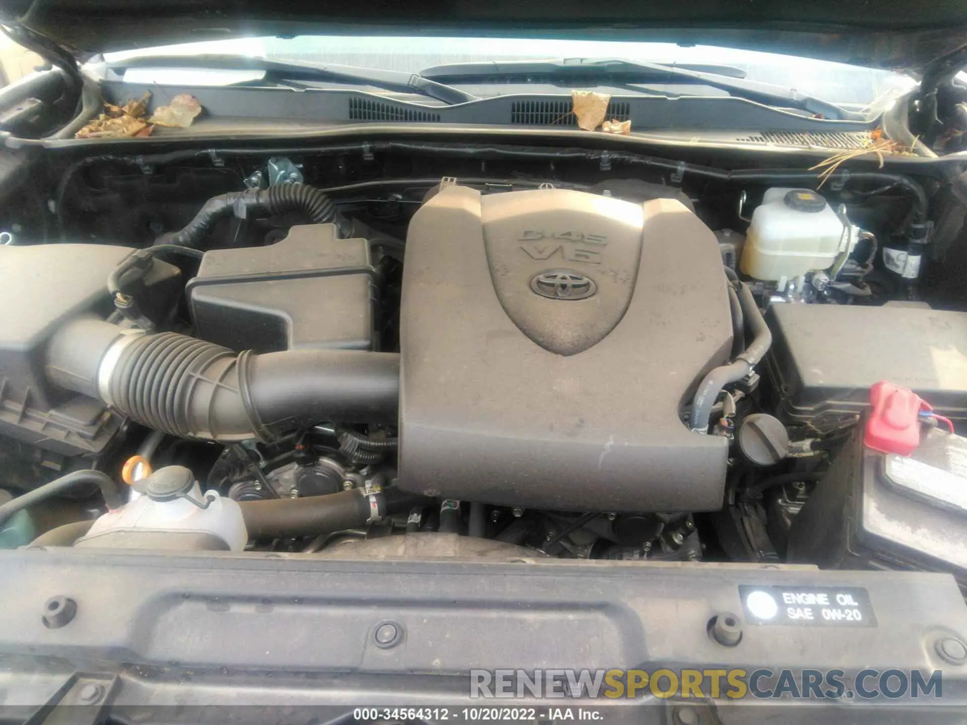 10 fotografías del automóvil dañado 3TMCZ5AN2KM207273 TOYOTA TACOMA 4WD 2019
