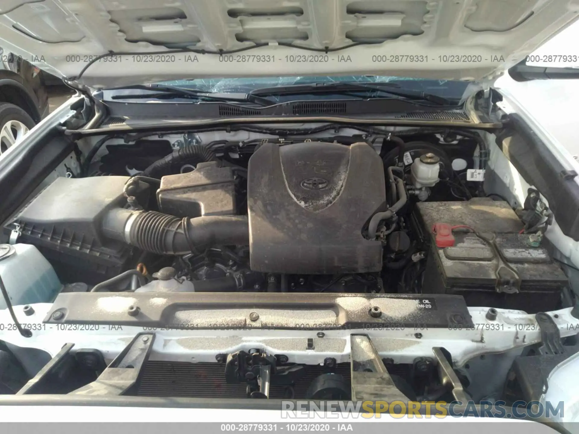 10 fotografías del automóvil dañado 3TMCZ5AN2KM248986 TOYOTA TACOMA 4WD 2019